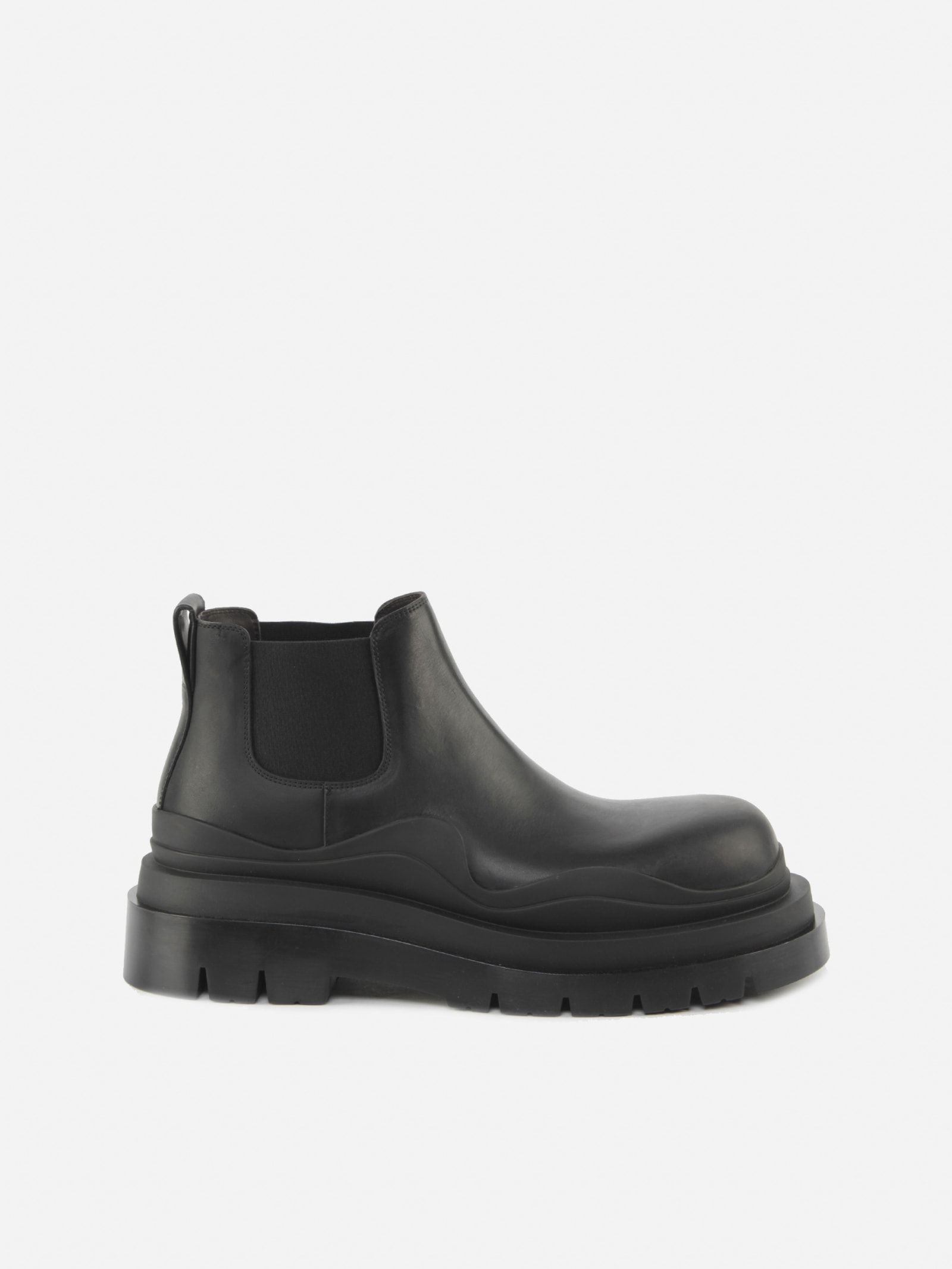 BOTTEGA VENETA BV TIRE ANKLE BOOTS MADE OF SMOOTH LEATHER,630281 VBS501029