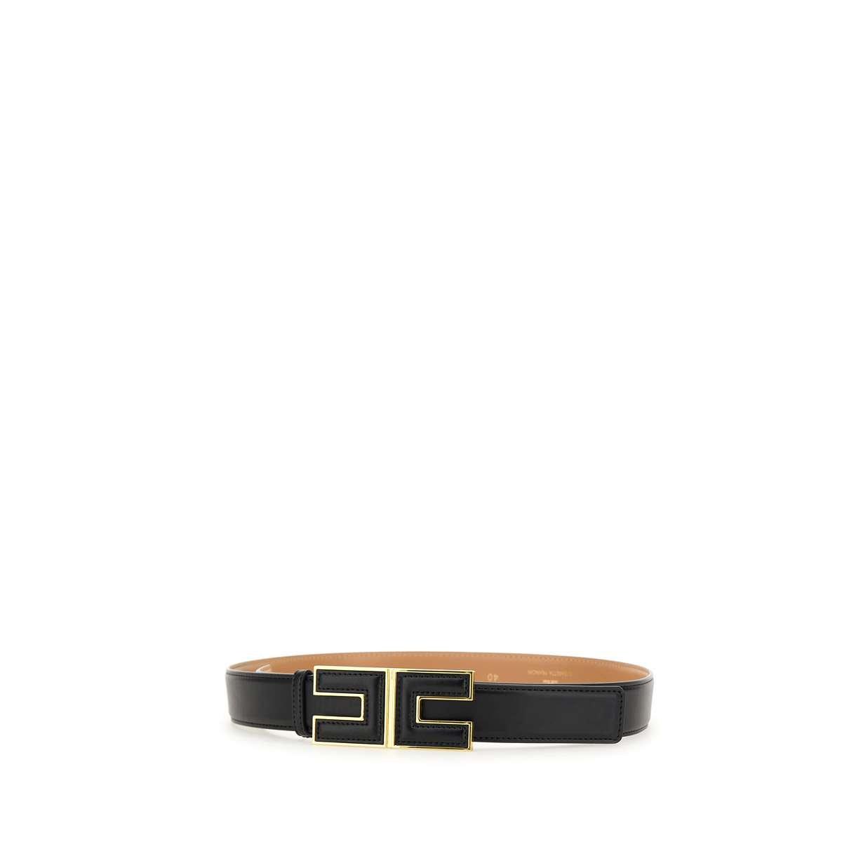 ELISABETTA FRANCHI LOGO BUCKLE BELT ELISABETTA FRANCHI 