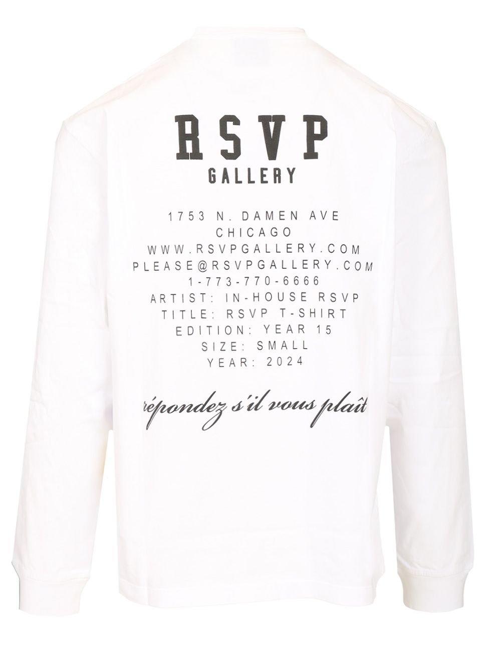 Agolde X Rsvp Gallery Long-sleeved Crewneck T-shirt