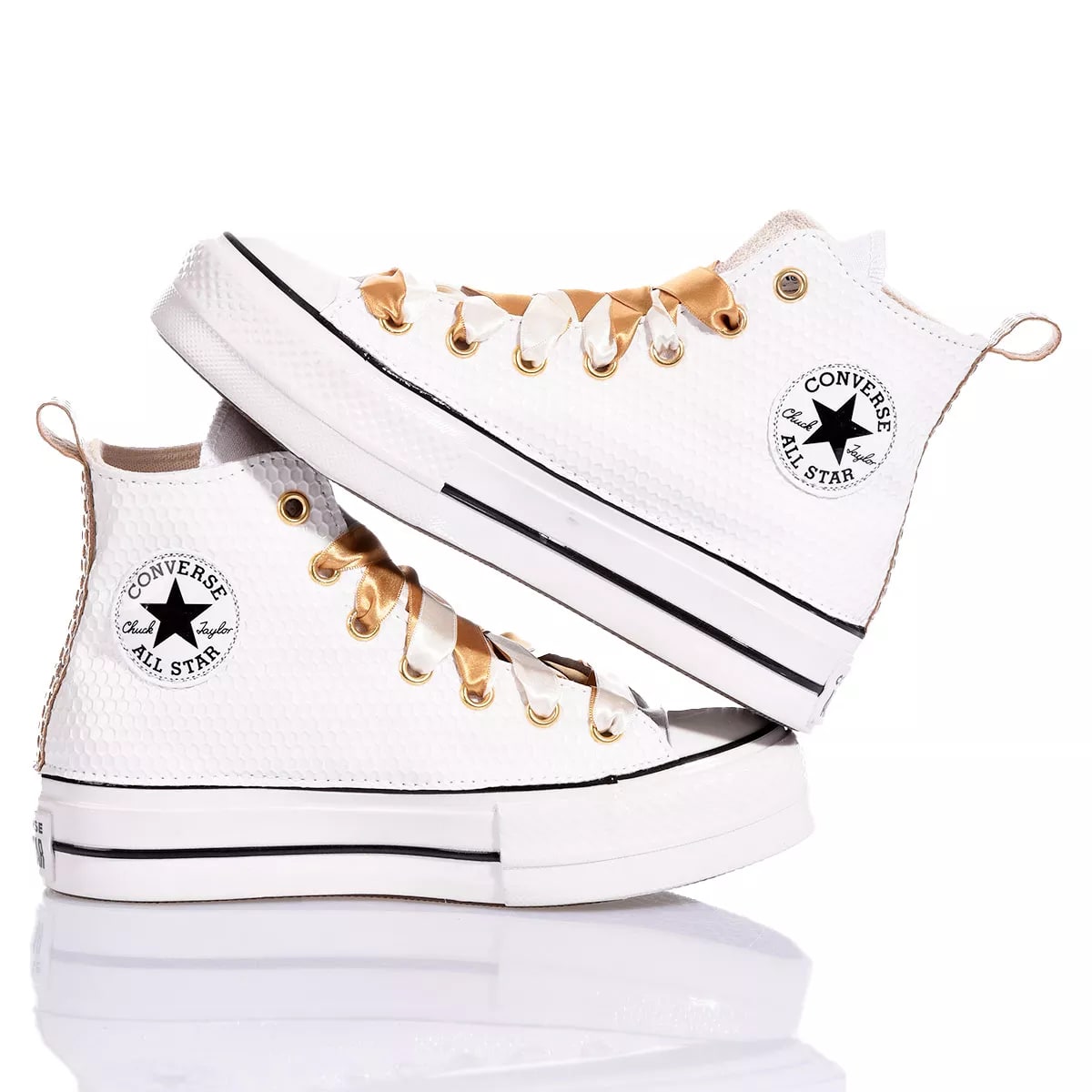 Shop Mimanera Converse Platform White Hive