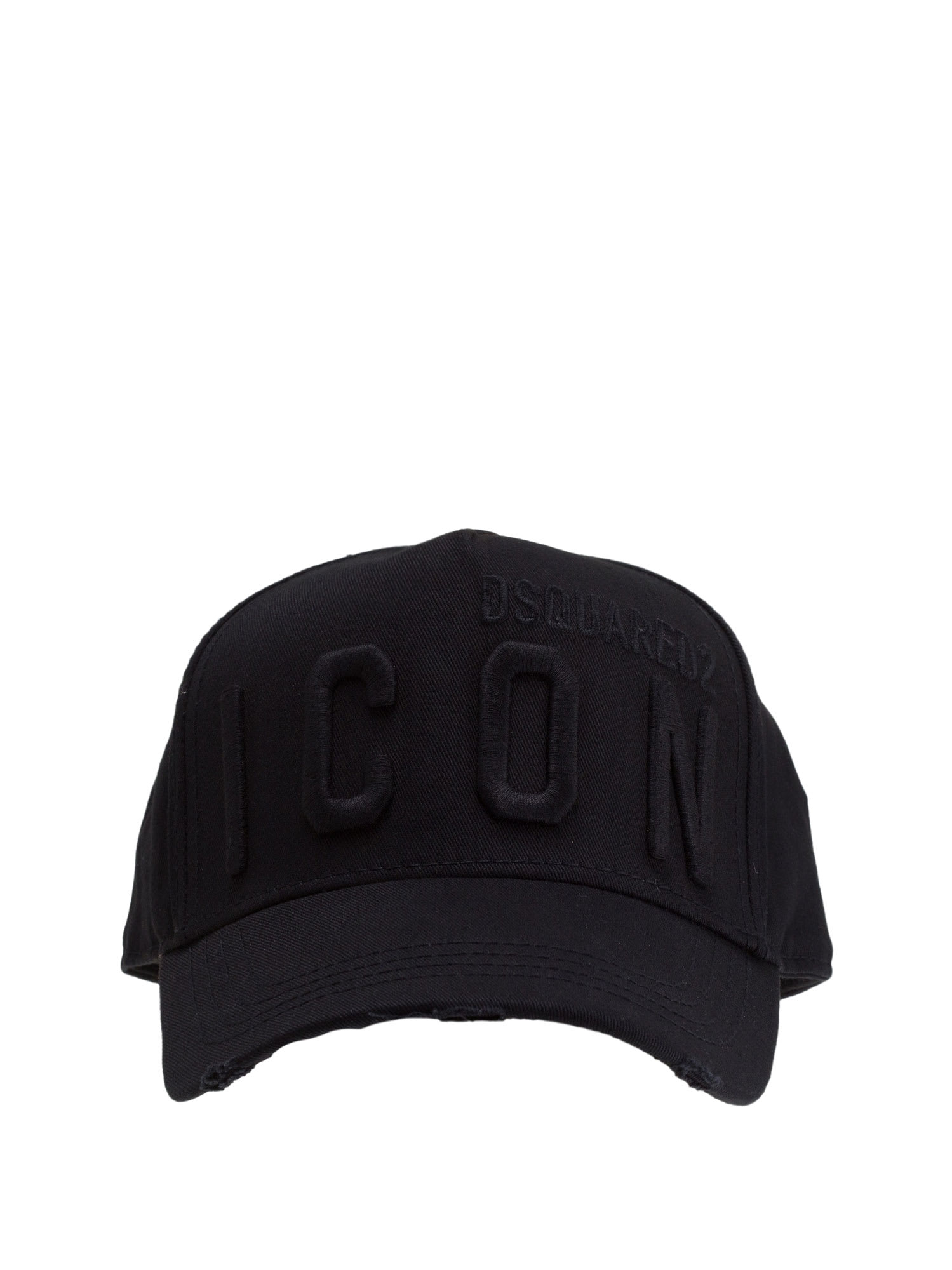 Dsquared2 Cotton Icon Hat In Nero Nero