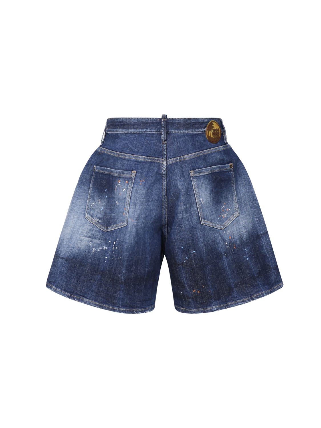 Shop Dsquared2 Shorts In Denim In Blue Denim