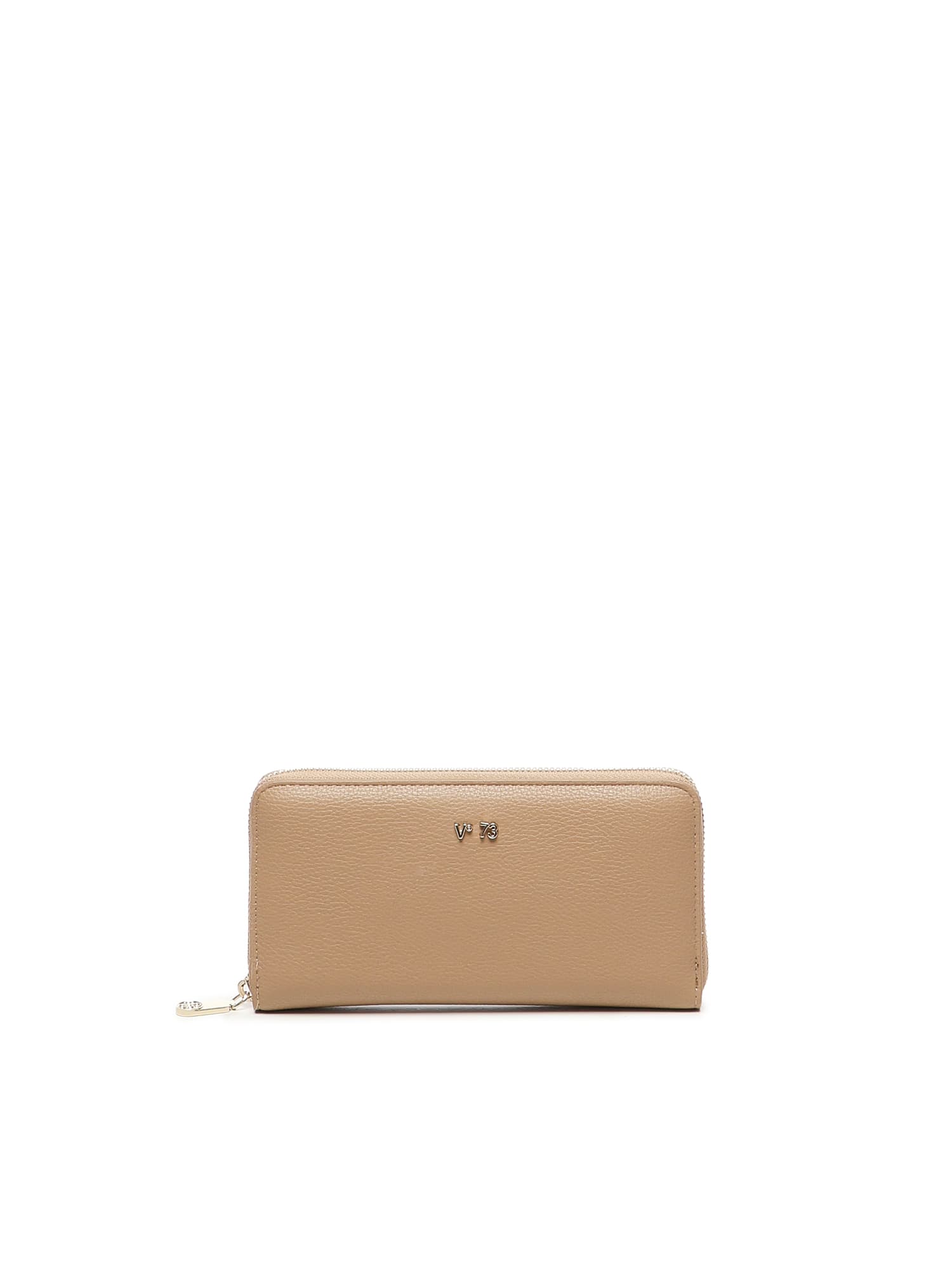 V73 Zip-around Wallet In Neutral