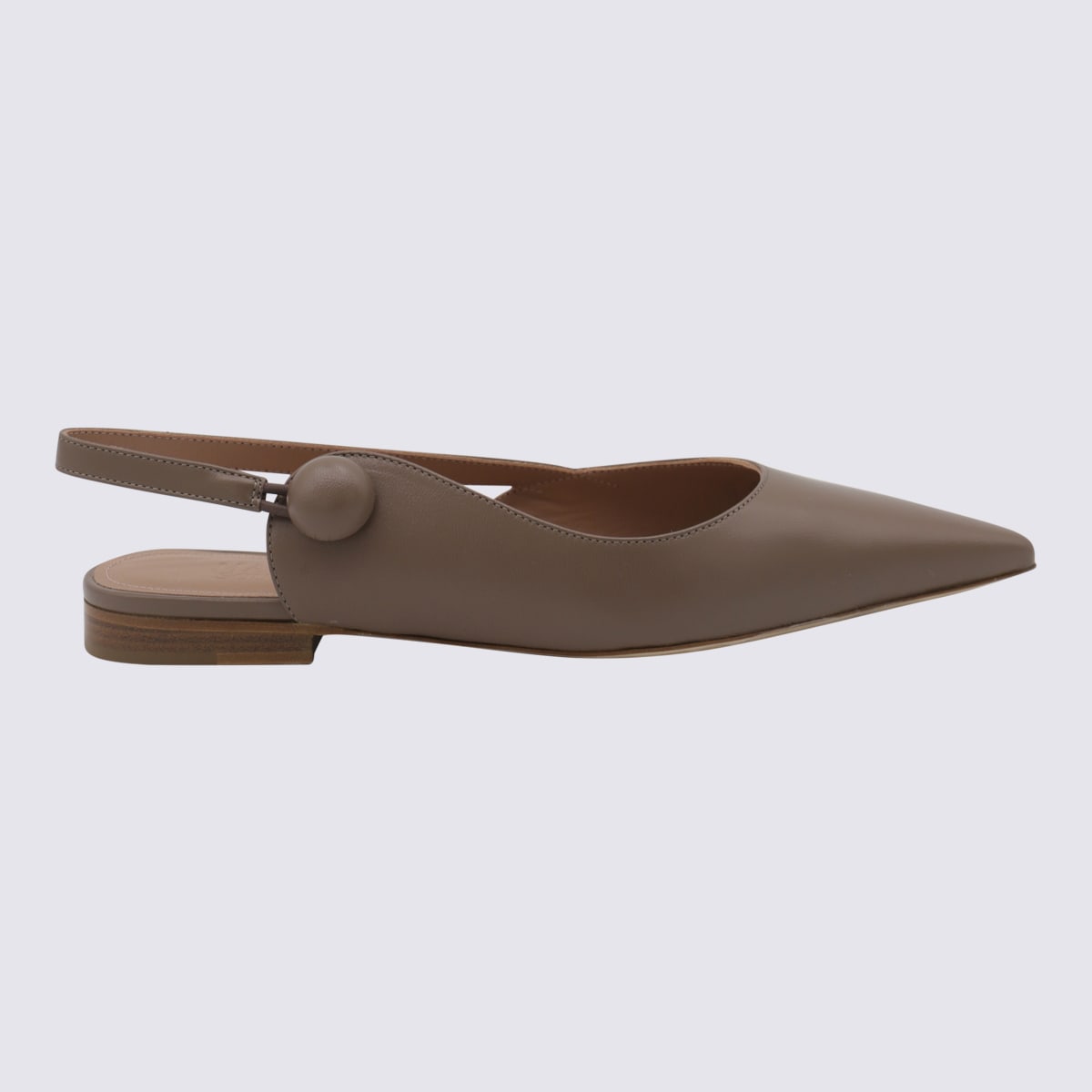 Brown Leather Flats