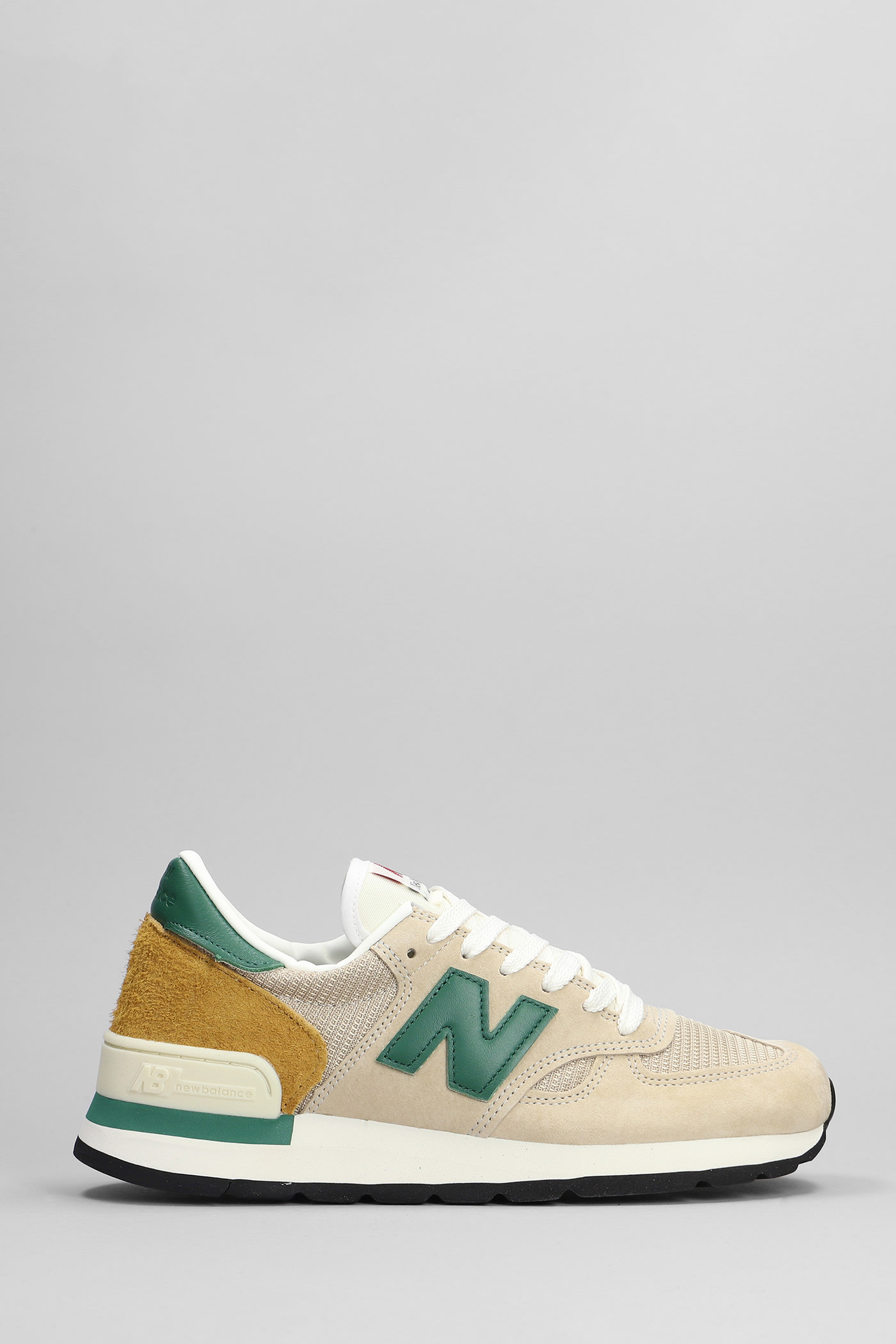 Shop New Balance 990 Sneakers In Taupe Synthetic Fibers In Multiple Colors