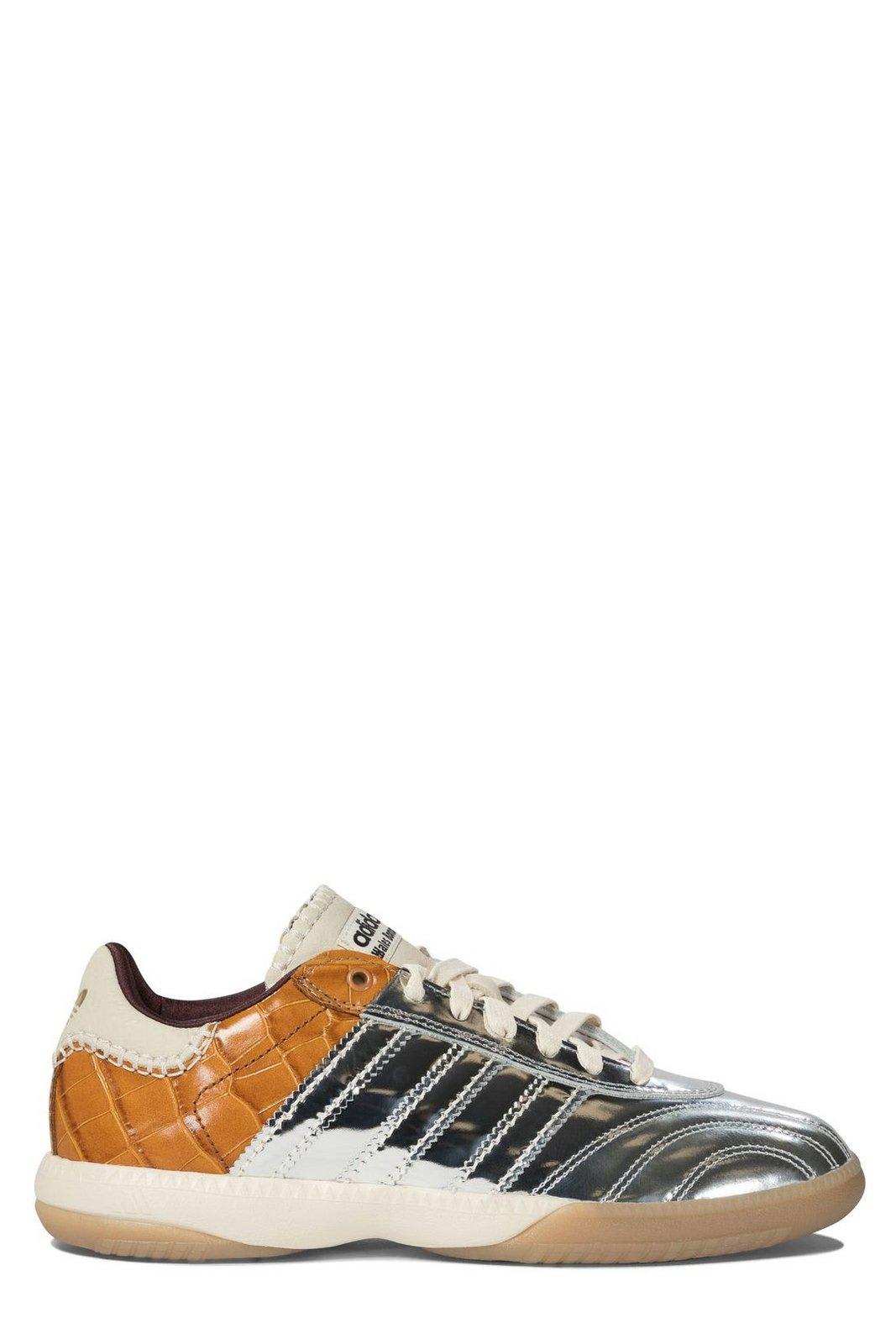 X Wales Bonner Samba Embossed Metallic Sneakers