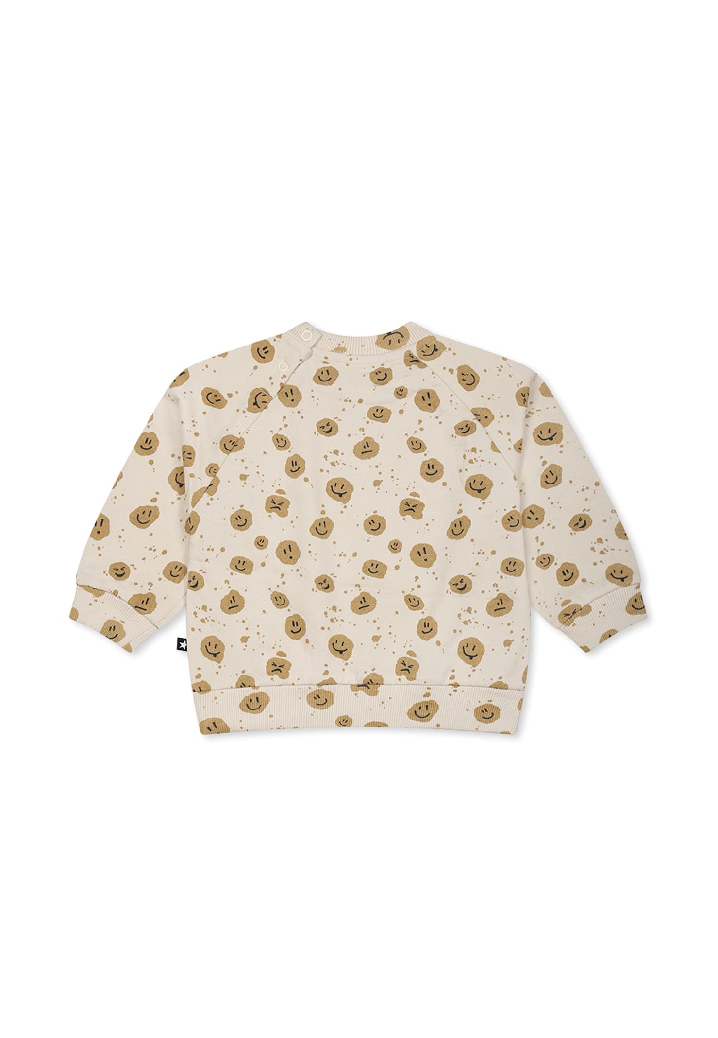 Molo Mood Dots-printed Sweatshirt In Ivory