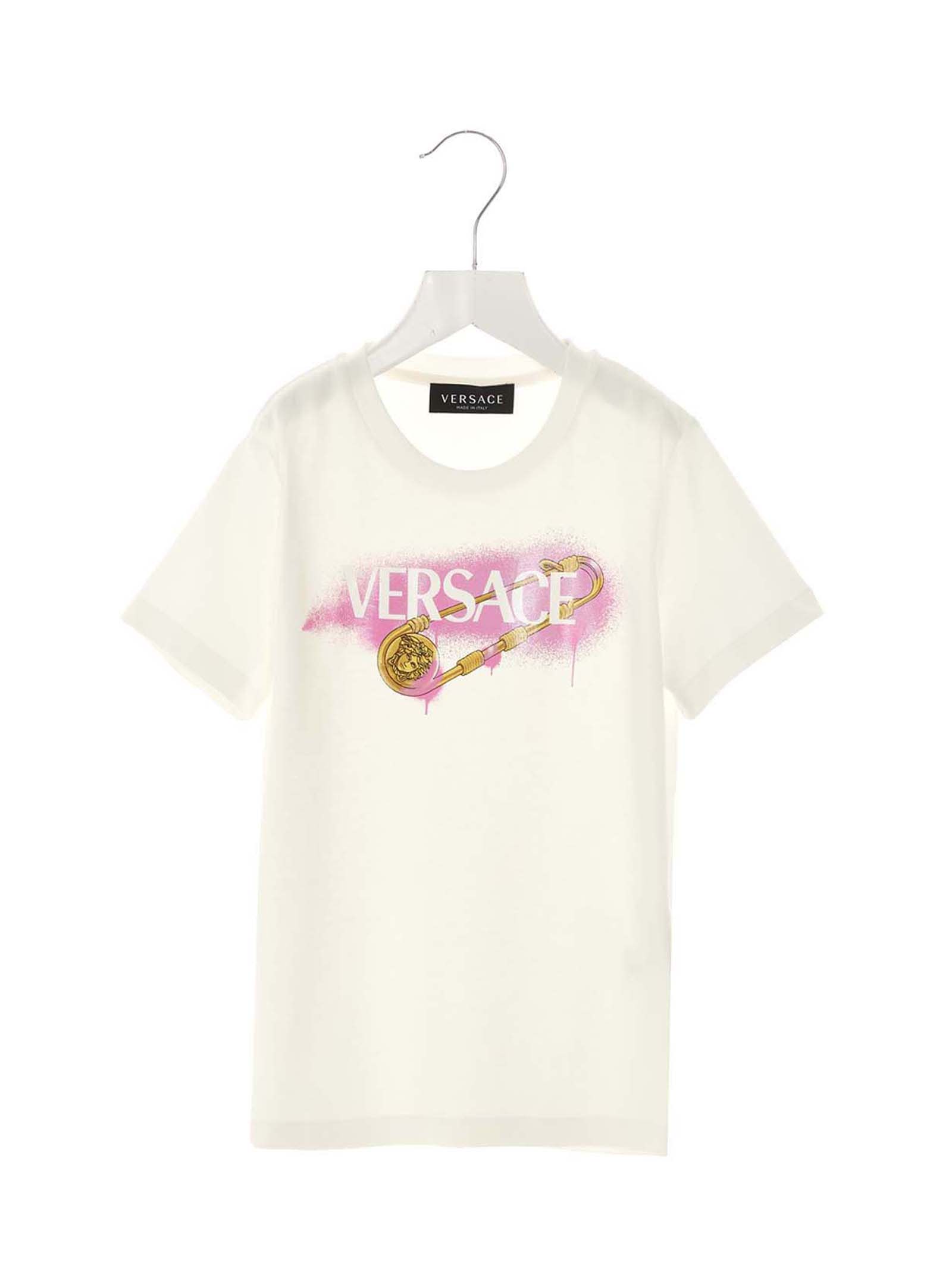 Versace logo Pin T-shirt