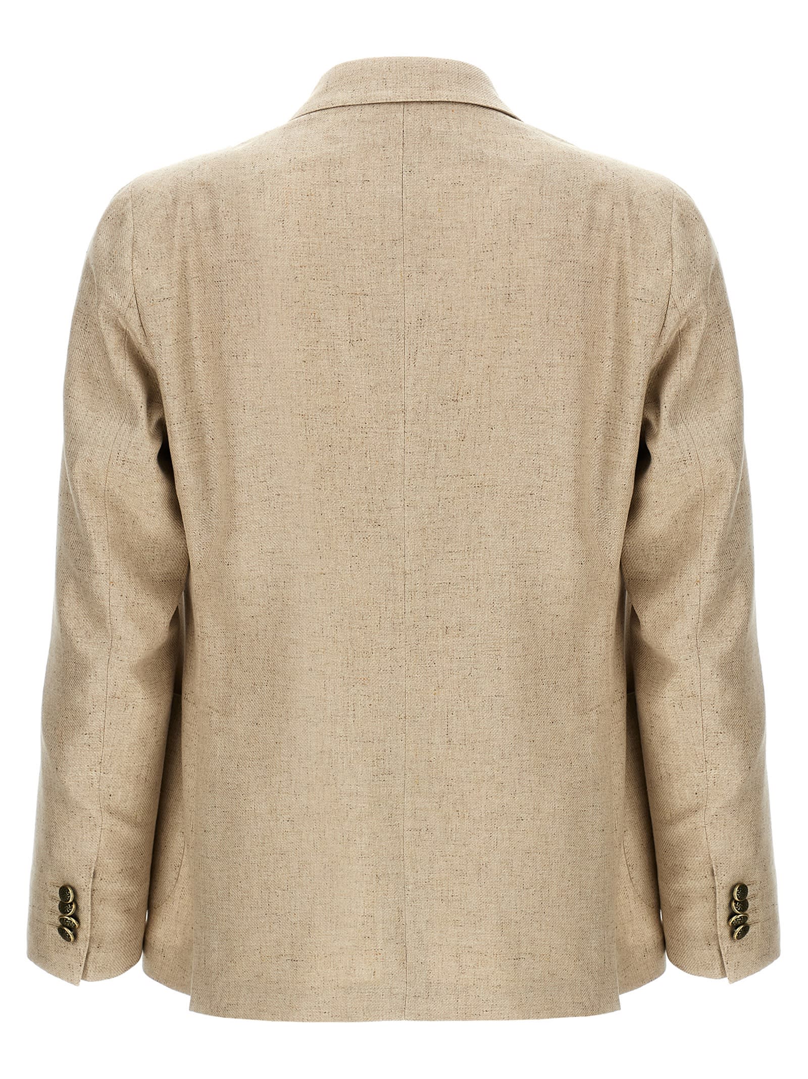 Shop Tagliatore Montecarlo Blazer In Beige
