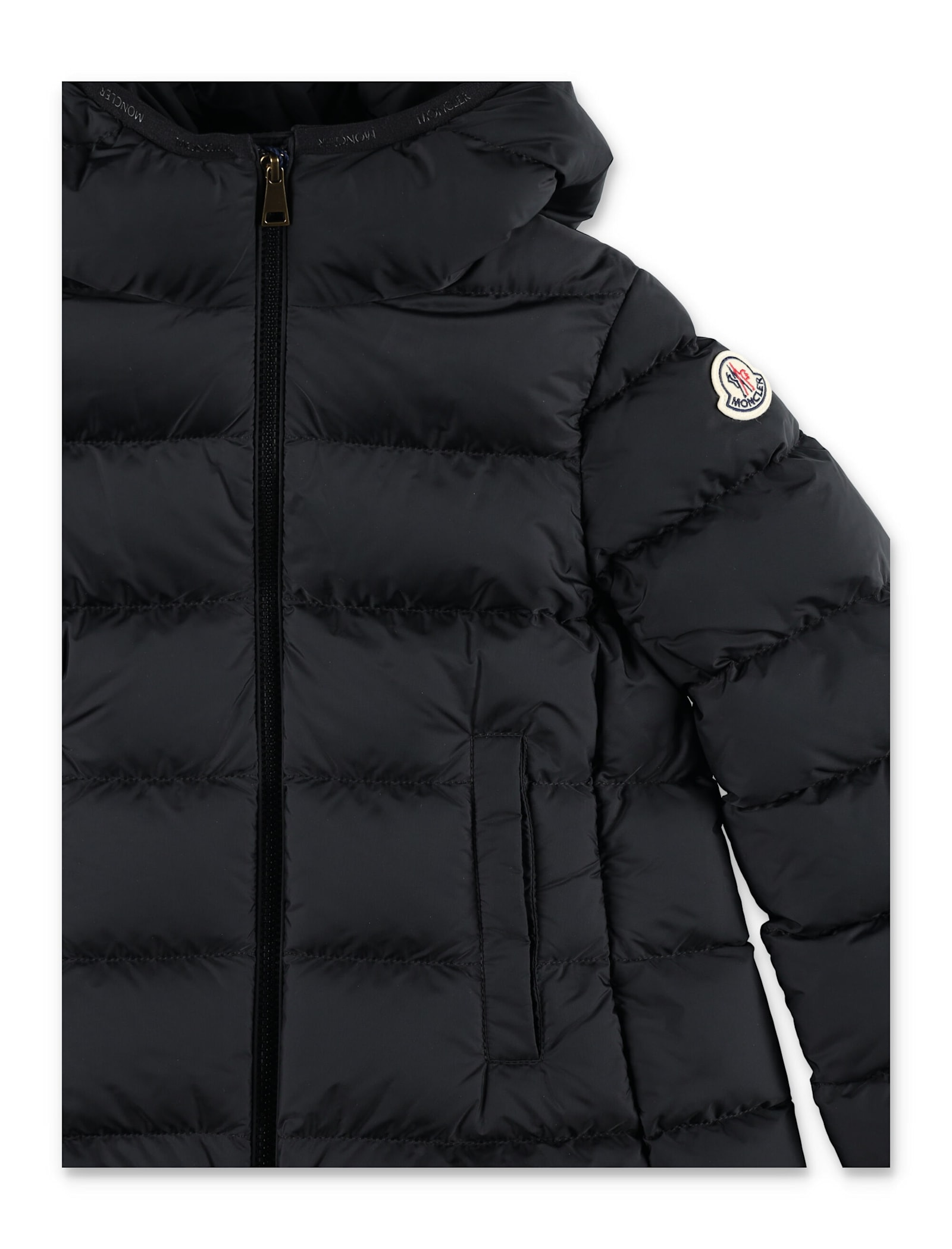 Moncler Barend Long Coat In Black