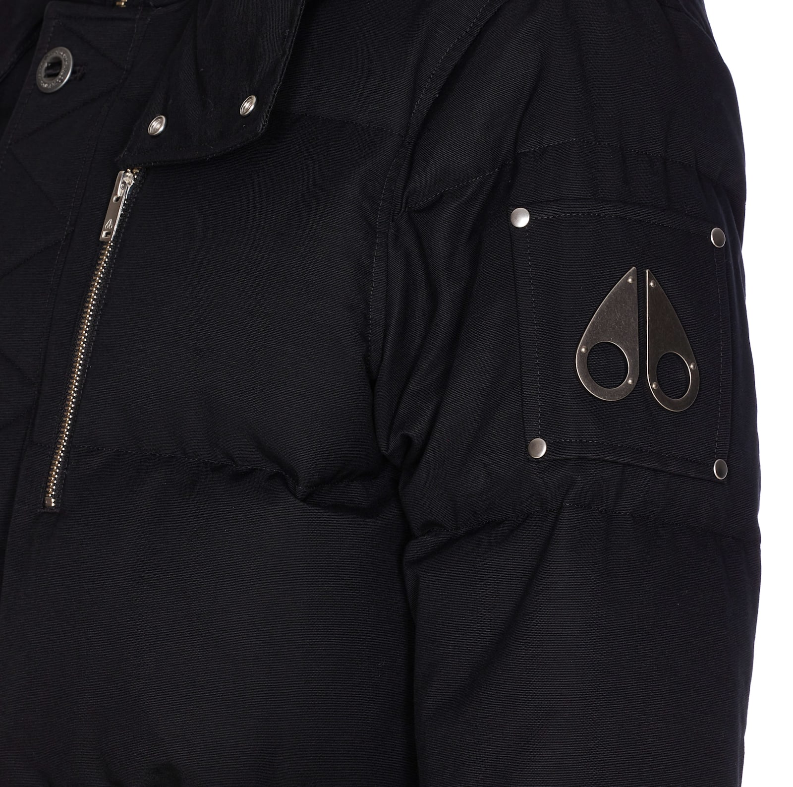 Moose Knuckles Knowlesville Down Jacket In Black