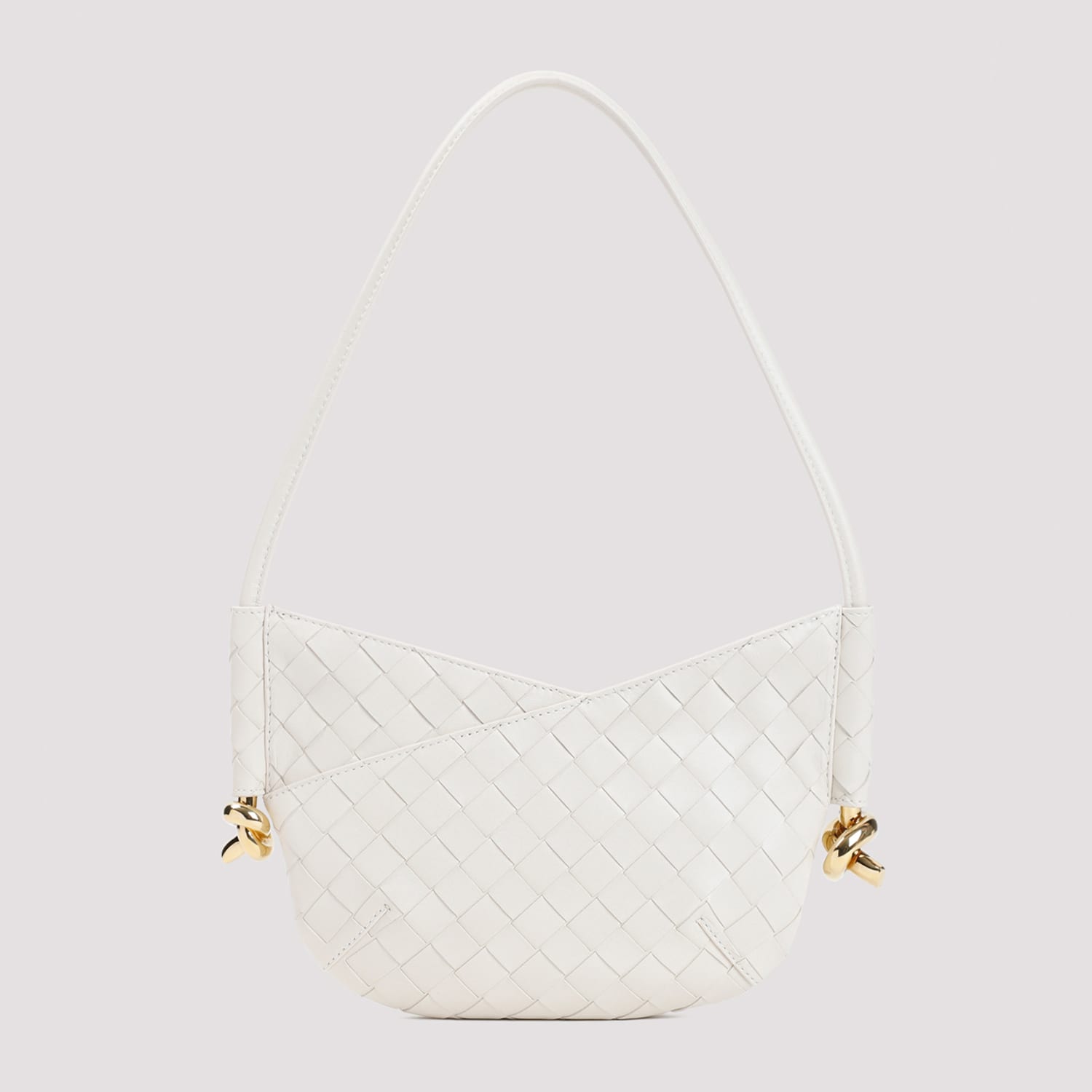 Shop Bottega Veneta Mini Hobo Solstice Bag In Sea Salt