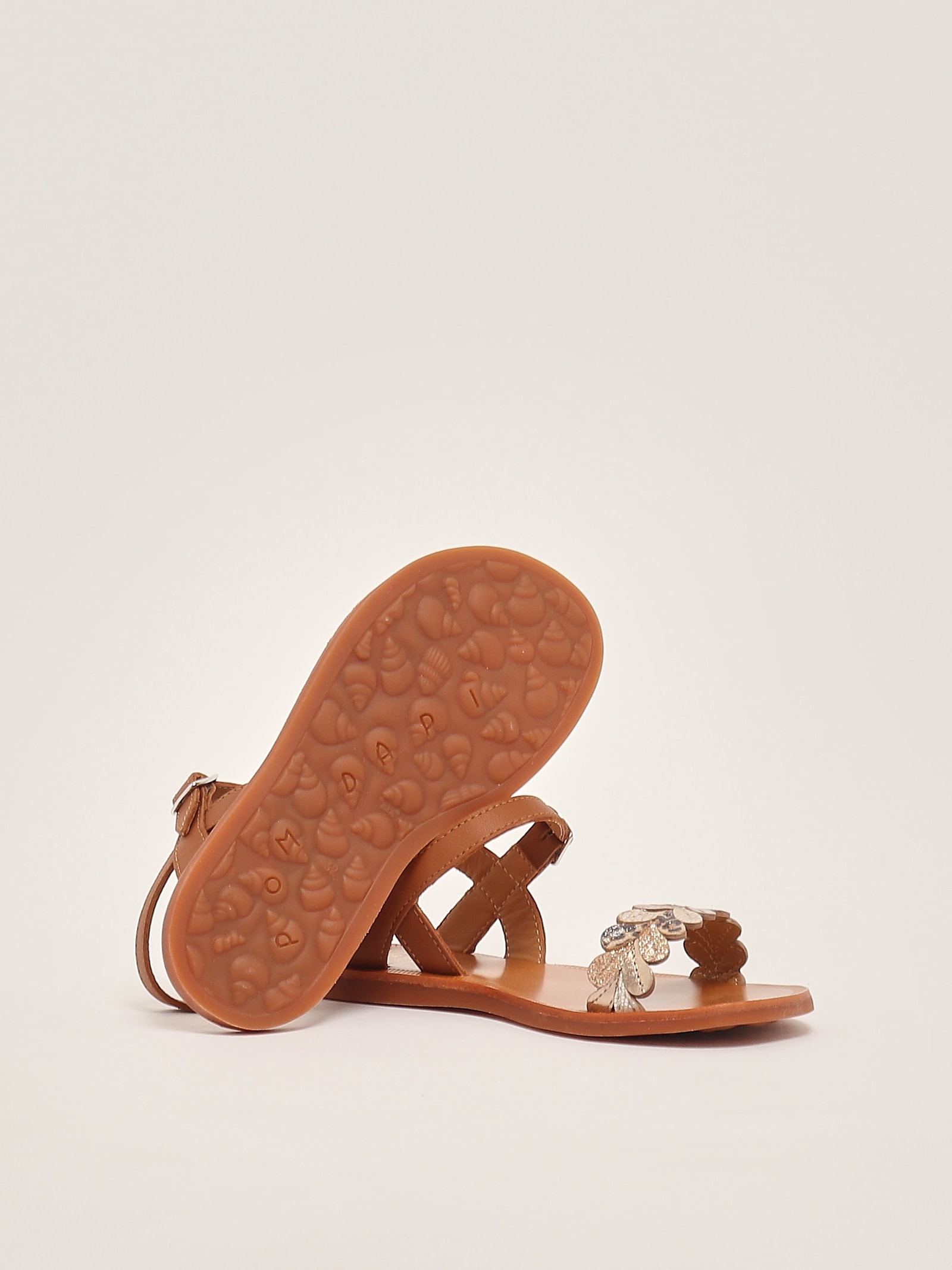 Pom D'api Plagette Ferns Sandal In Brown