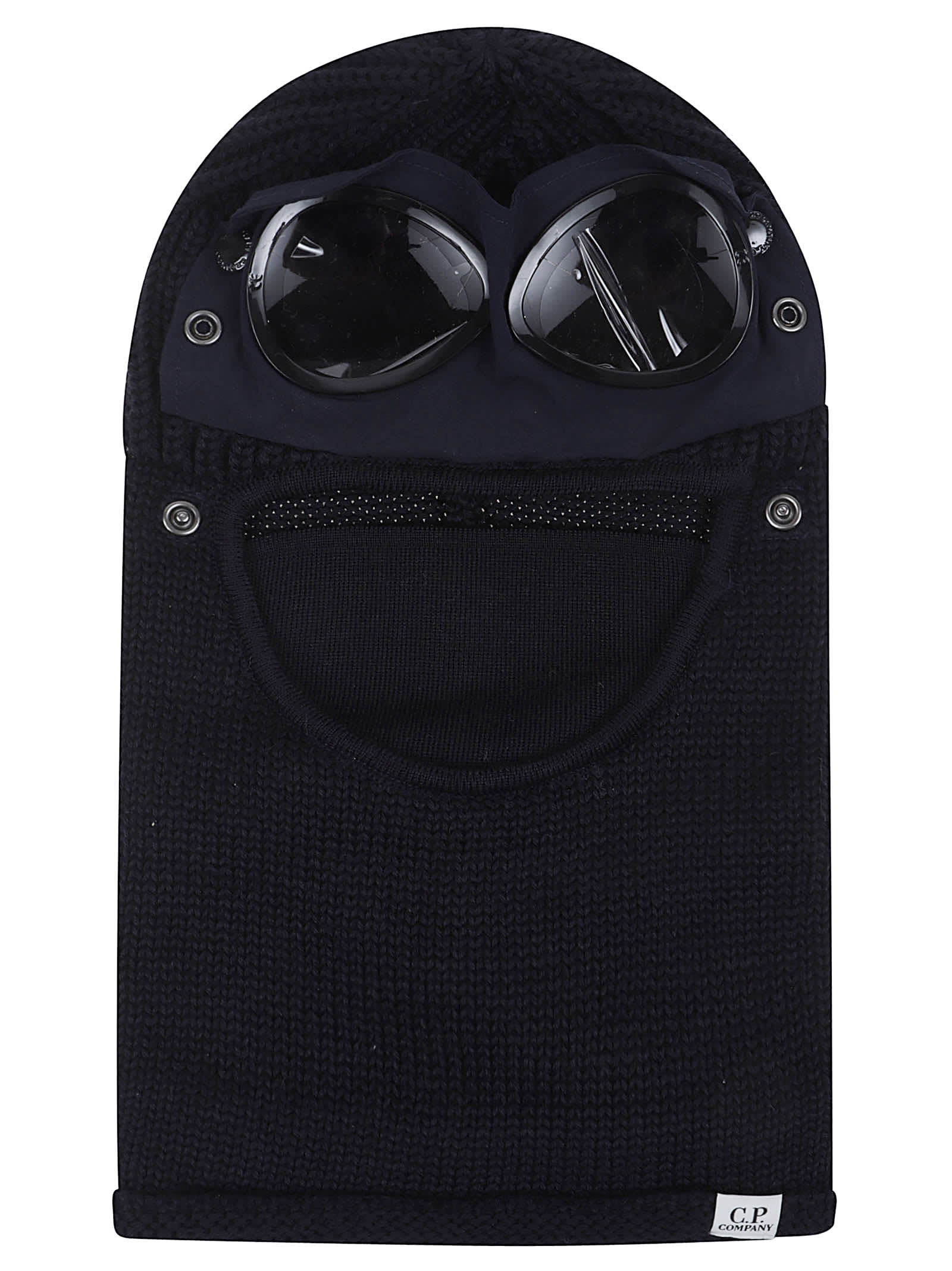 C.p. Company Accessories Ski Mask In Extrafine Merino Wool In Black
