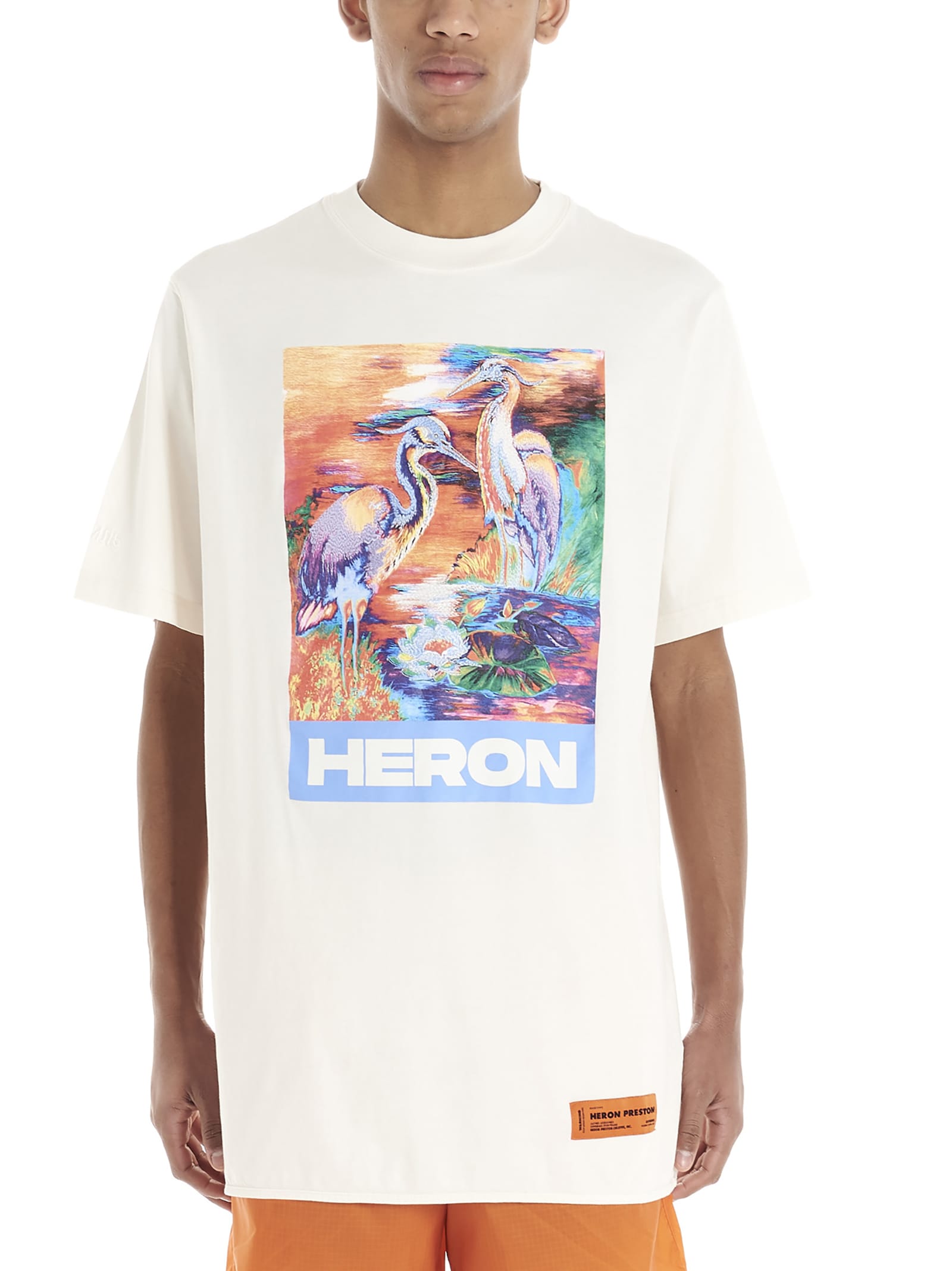 Heron Preston Heron Colors T-shirt In Pink Multi | ModeSens