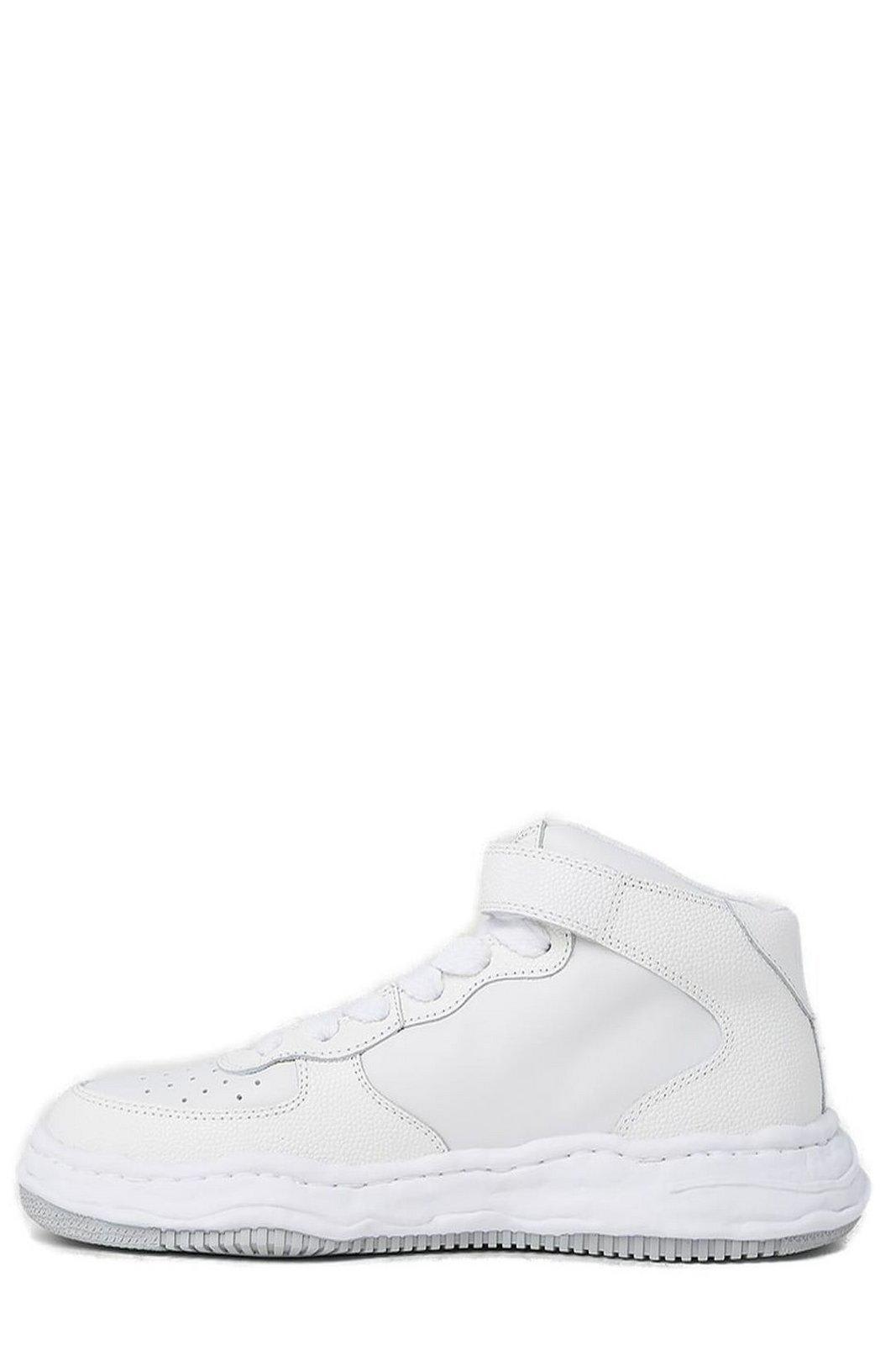 Miharayasuhiro Maison Mihara Yasuhiro Perforated Detailed High Top Sneakers In White