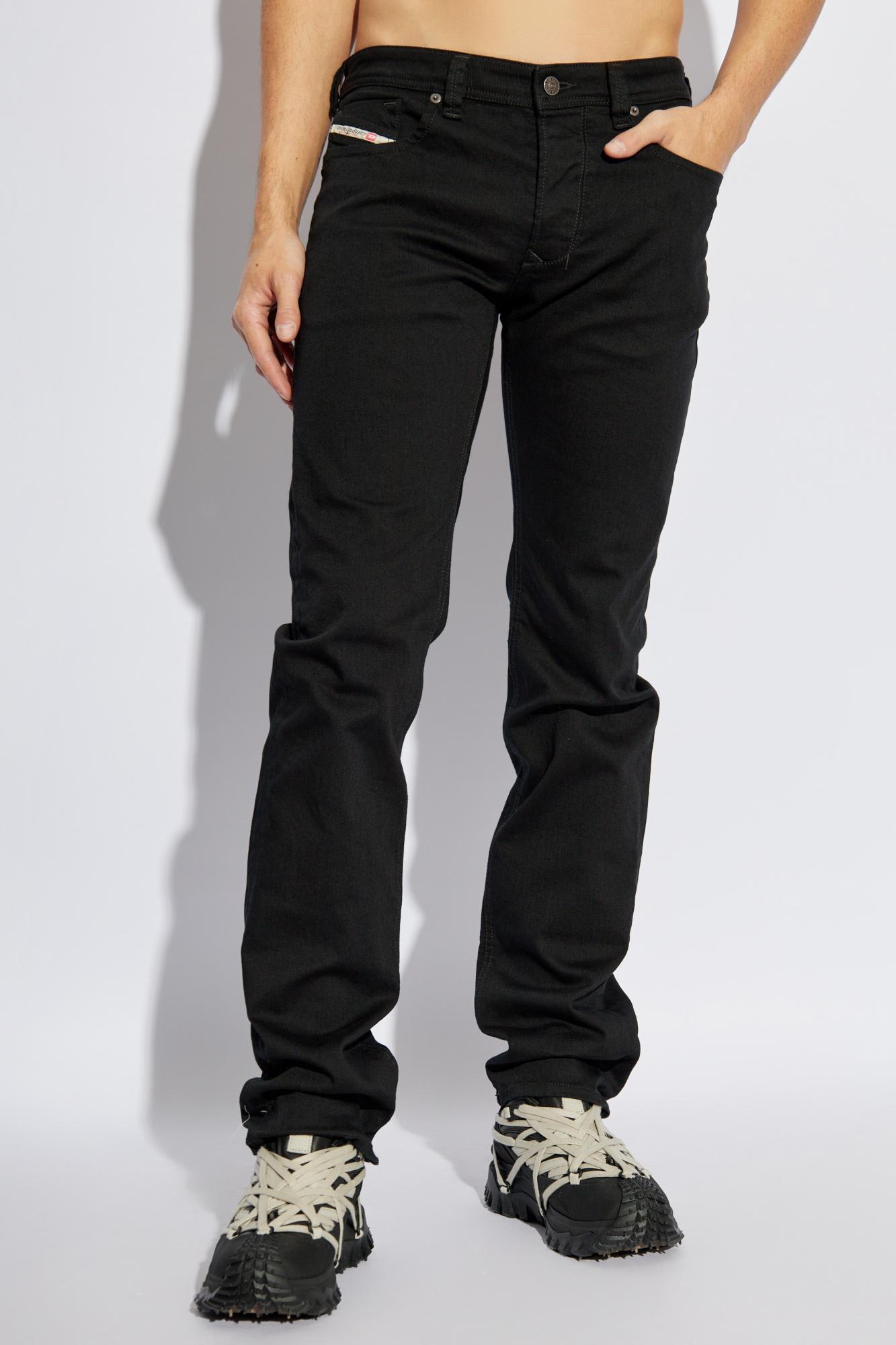 Diesel Larkee Straight Leg Jeans In Black