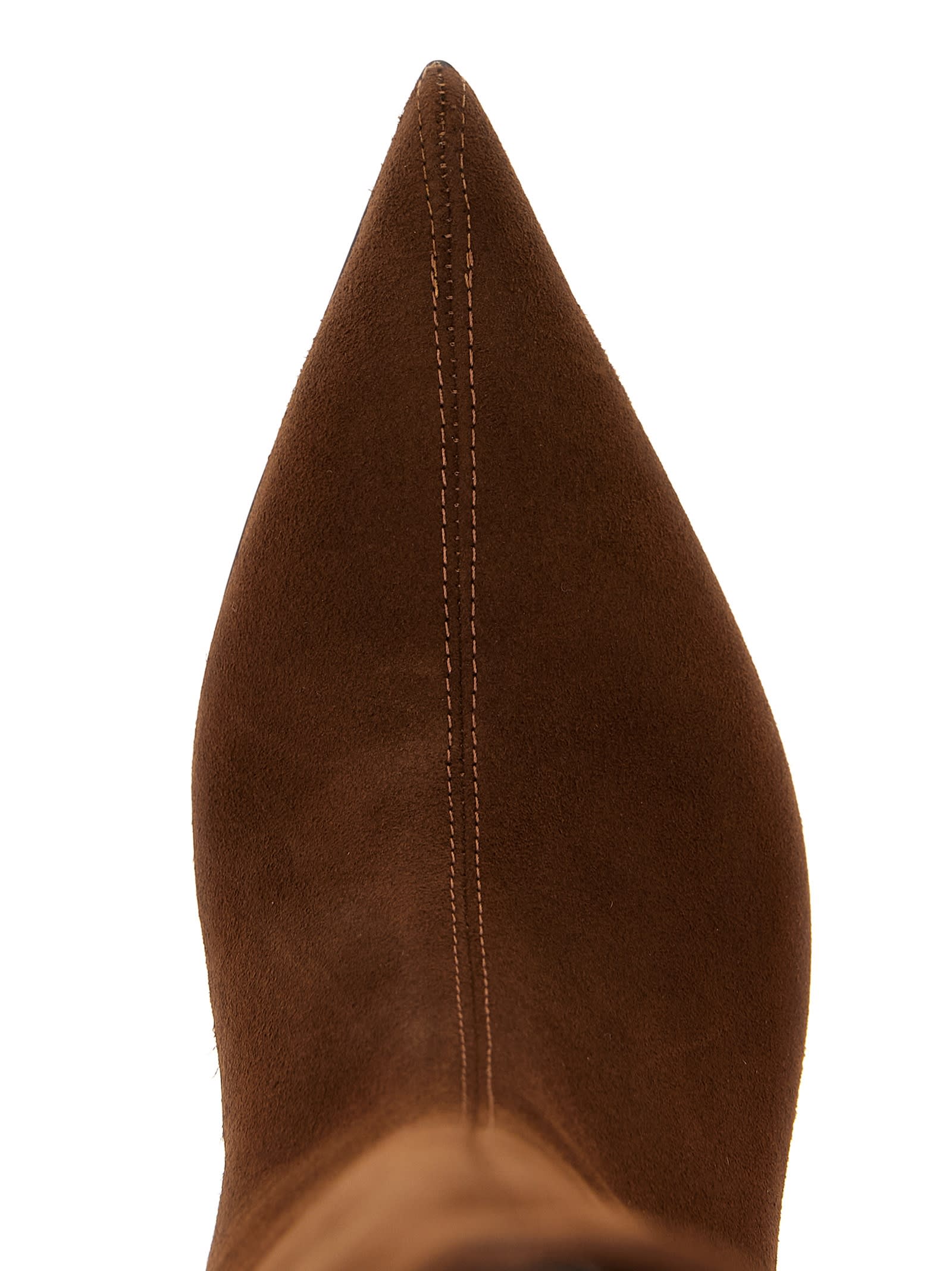 Le Silla Knee-high Toffee Suede Bella Boots In Red