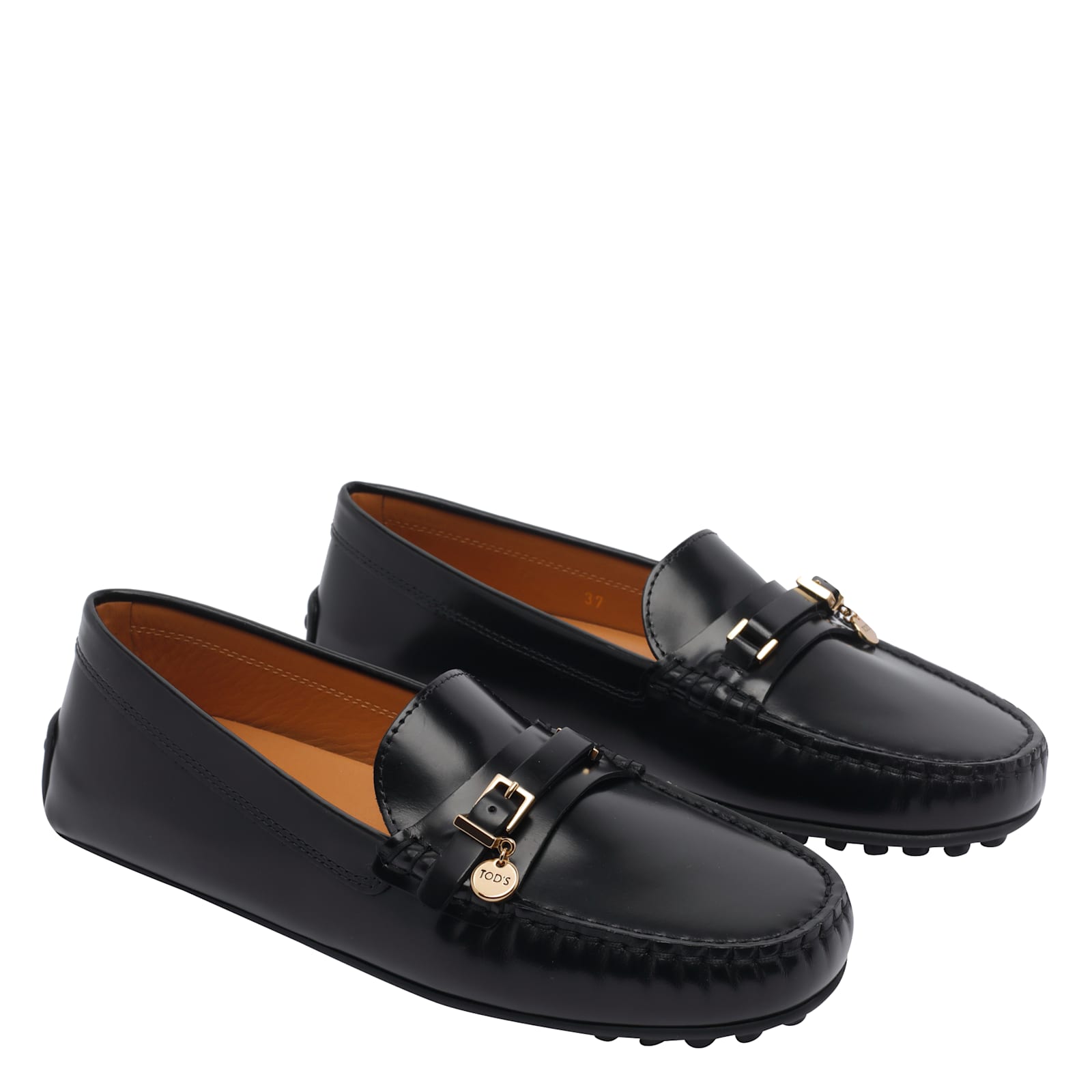 Tod's City Gommino Loafers In Black