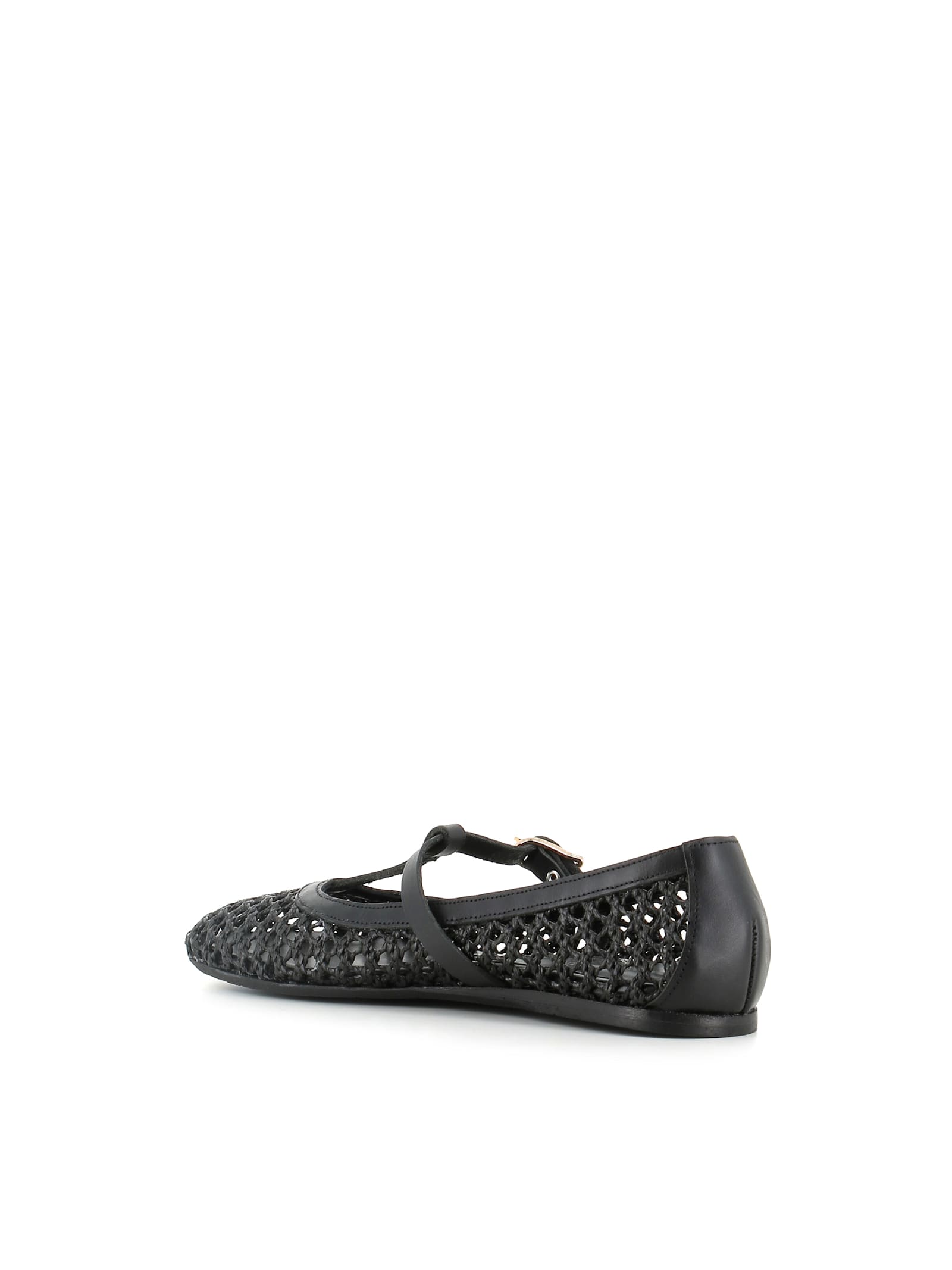 Ancient Greek Sandals Ballerin Aerati In Black