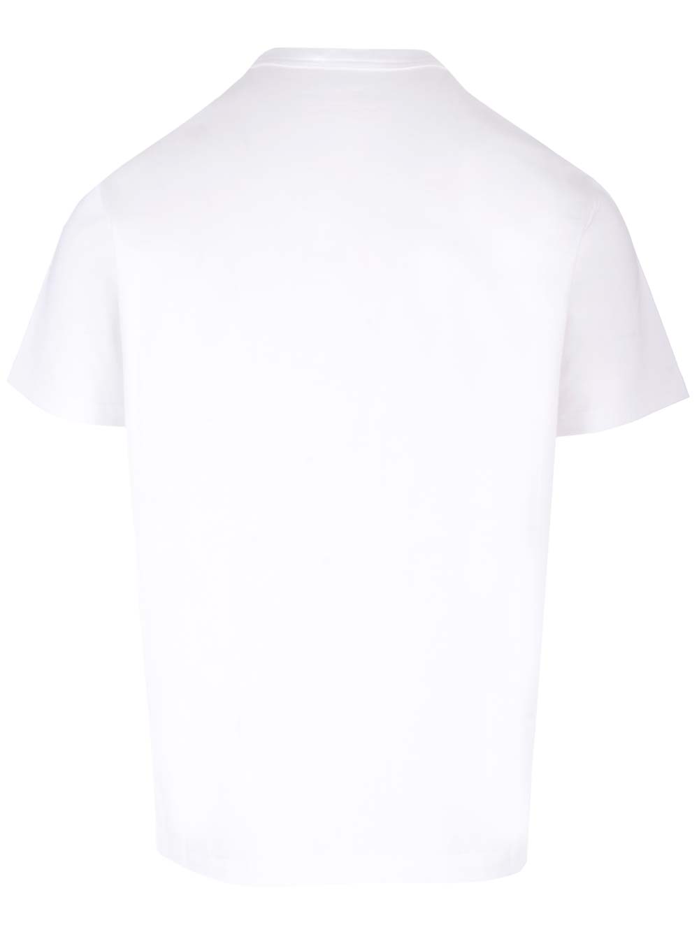 Shop Alexander Mcqueen Varsity T-shirt In Bianco/nero