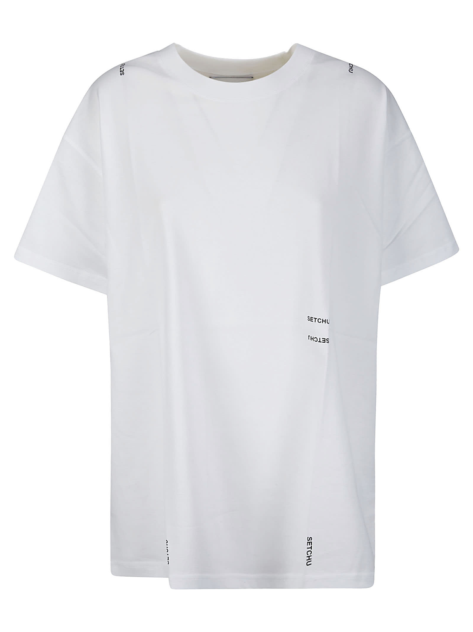 Shop Setchu Origami T-shirt In White