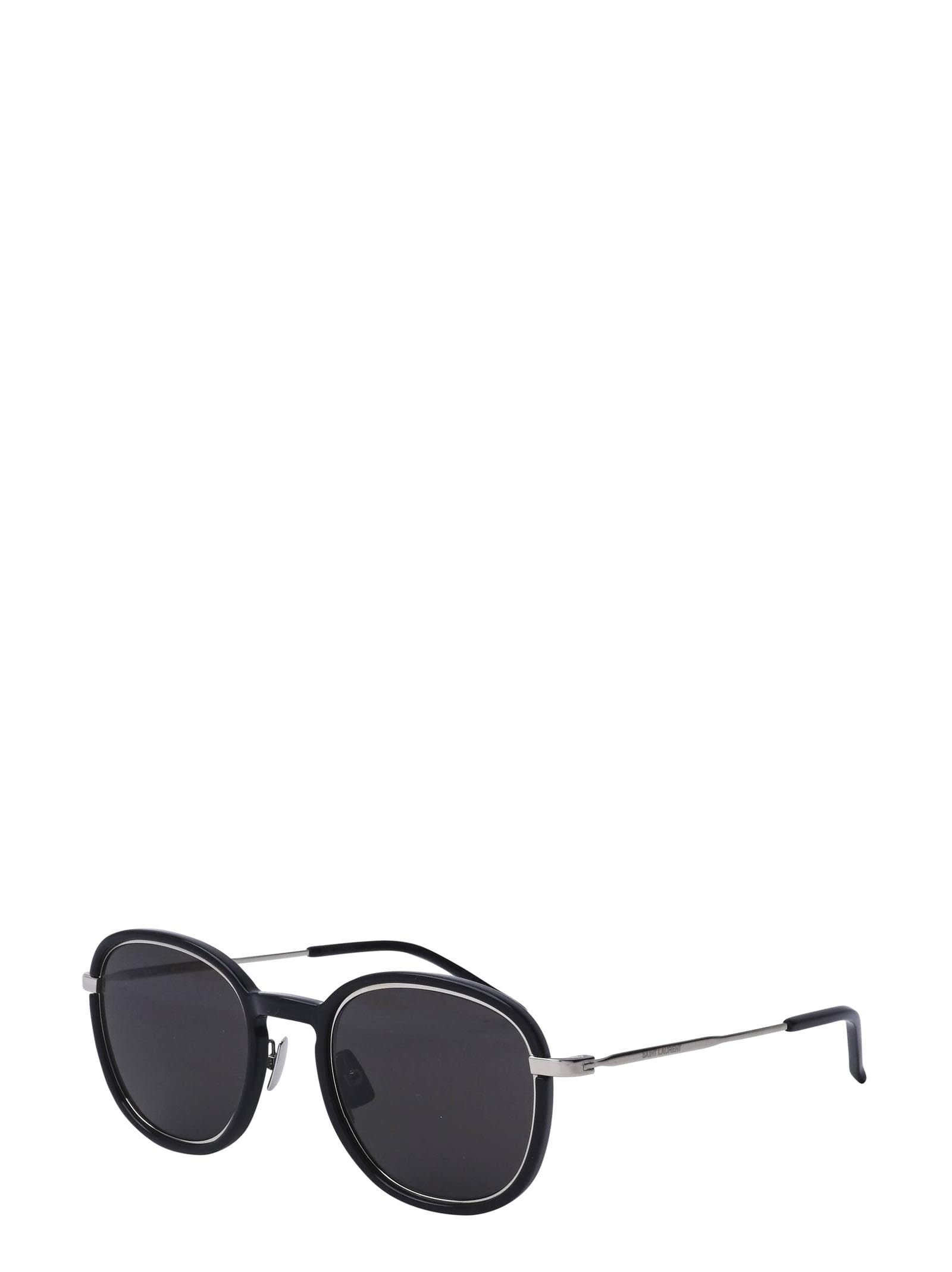 Shop Saint Laurent Sl 436 Black Sunglasses