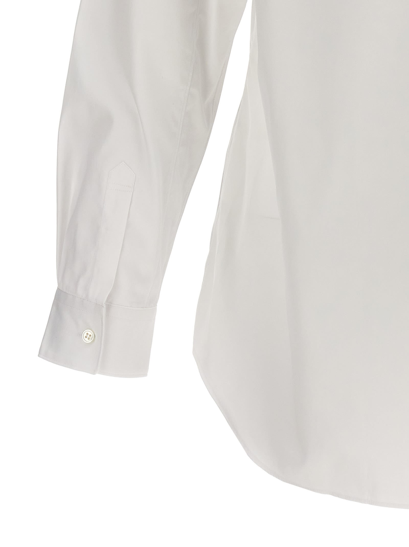 Shop Comme Des Garçons Shirt Live Free Shirt In White