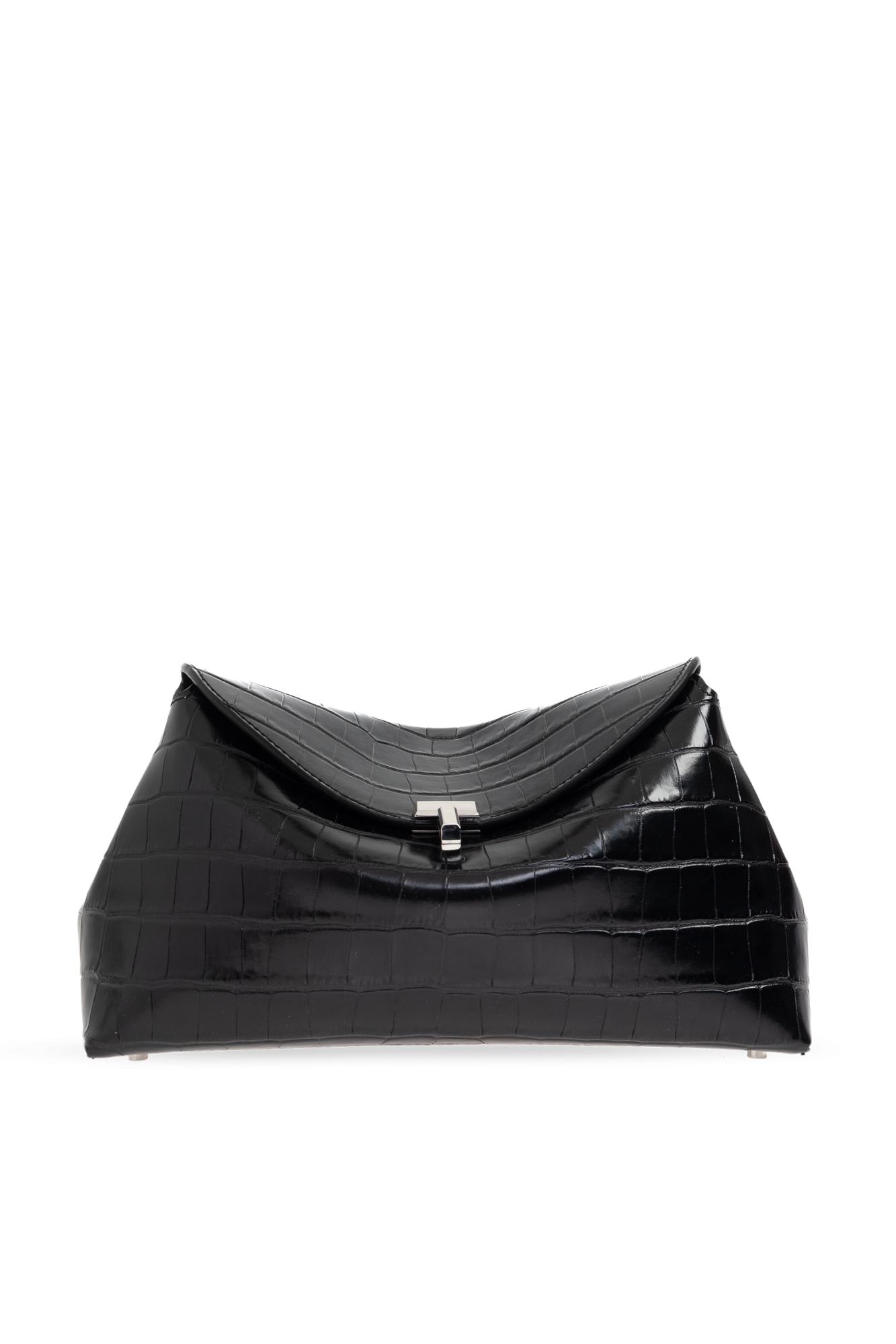 Totême Toteme Shoulder Bag T-lock In Black