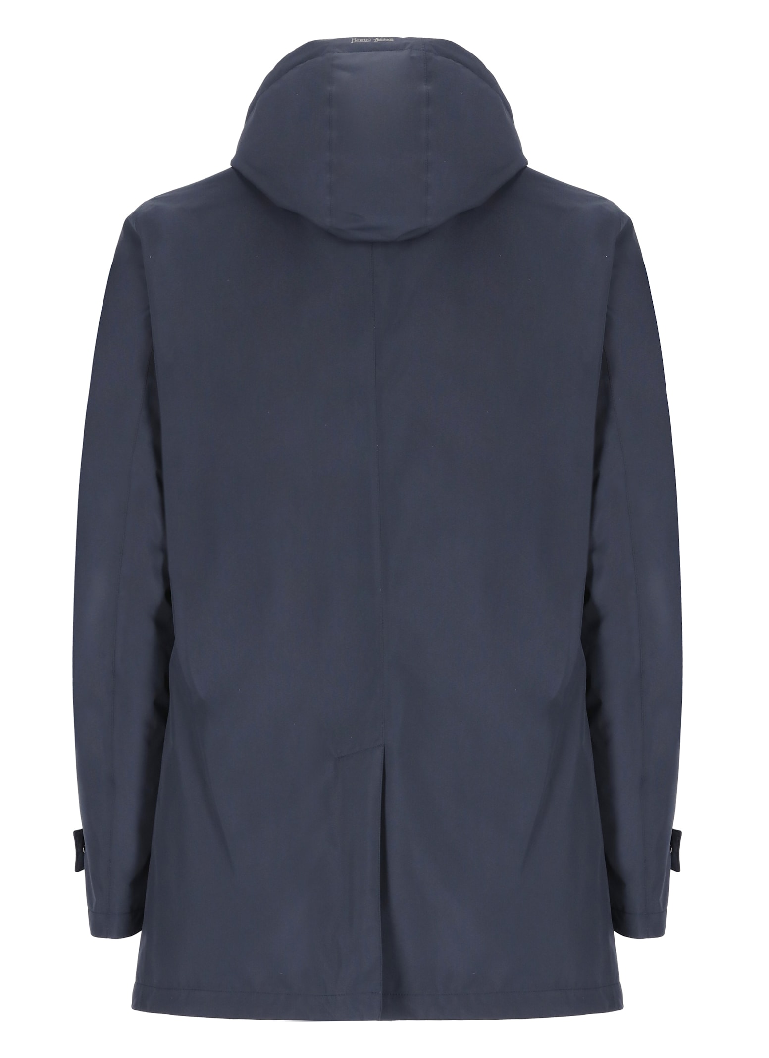 Shop Herno Carcoat Laminar Parka In Blue