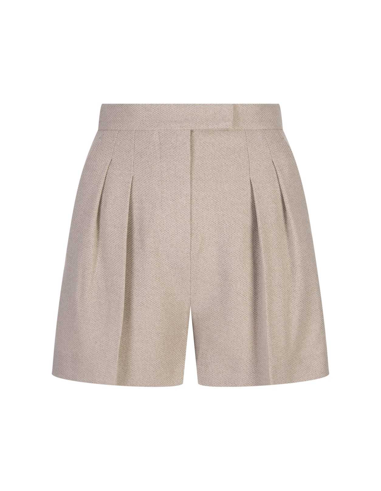 MAX MARA BEIGE JESSICA SHORTS 