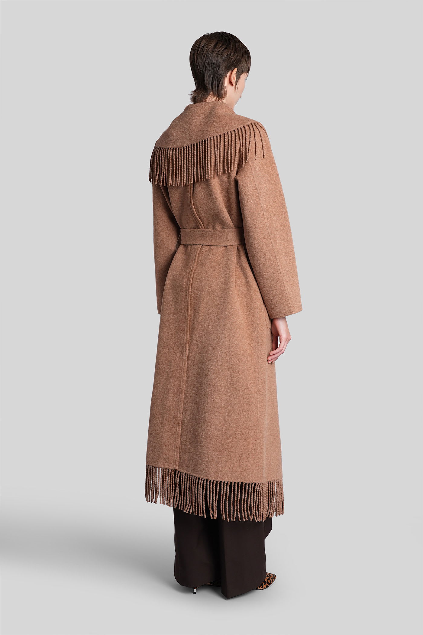 Simkhai Carrie In Camel Wool In Brown