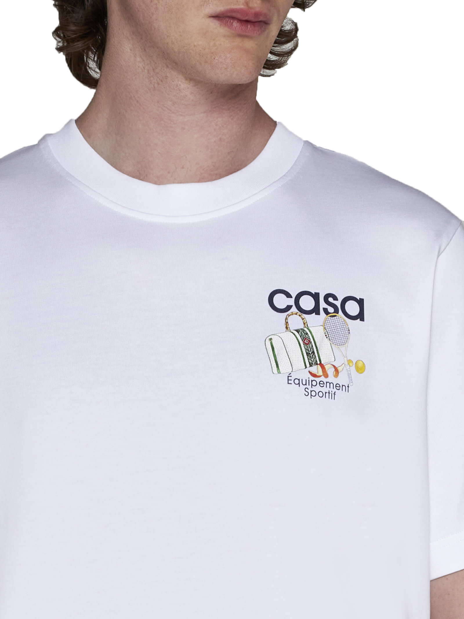 Shop Casablanca T-shirt In Equipement Sportif