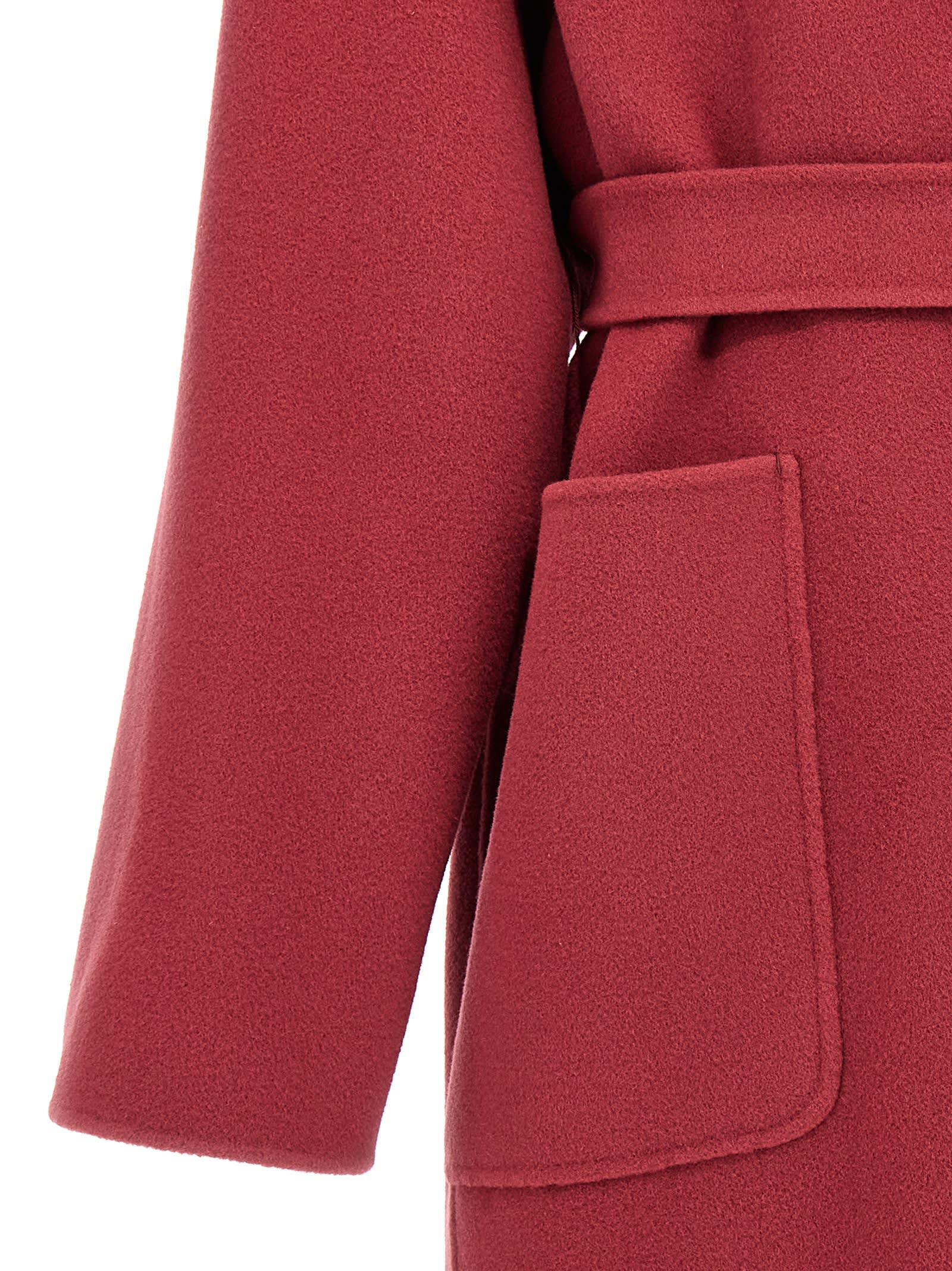 Weekend Max Mara Eris Coats And Trench Coats Fuchsia In Fuchsia