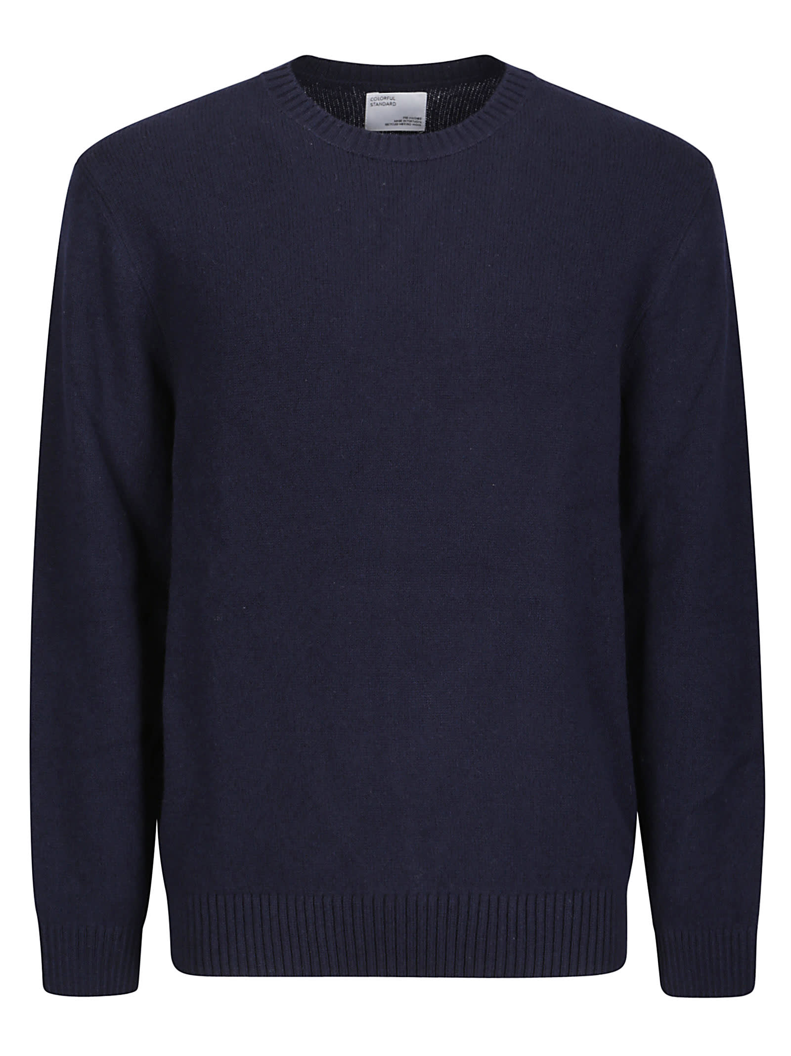 Colorful Standard Classic Merino Wool Crew In Navy Blue