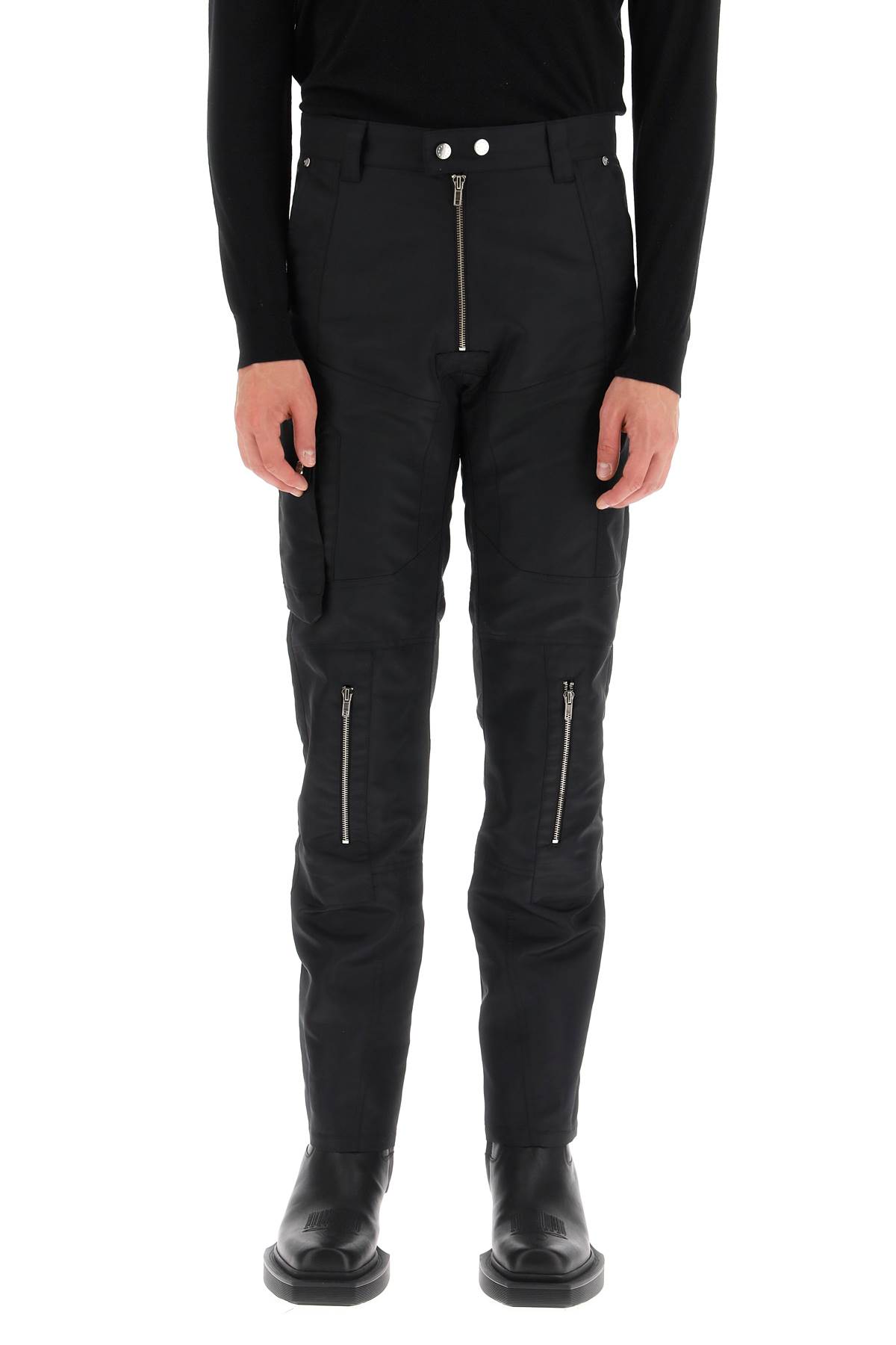 Shop Gmbh Asim Nylon Biker Trousers In Black (black)
