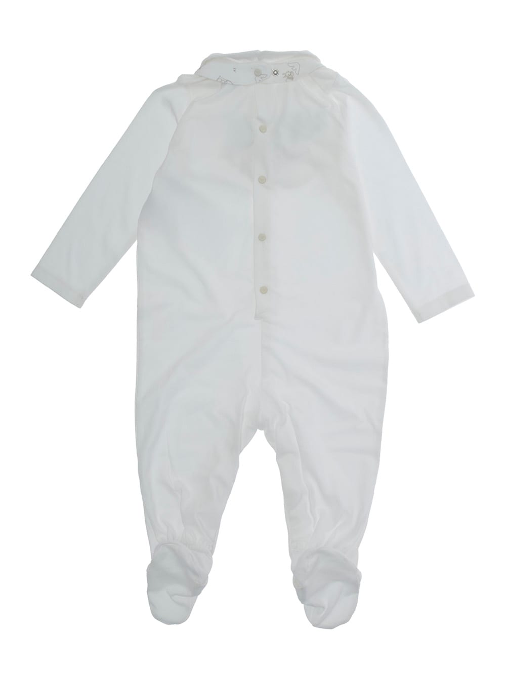 Emporio Armani Set Tutina+bavaglino In White