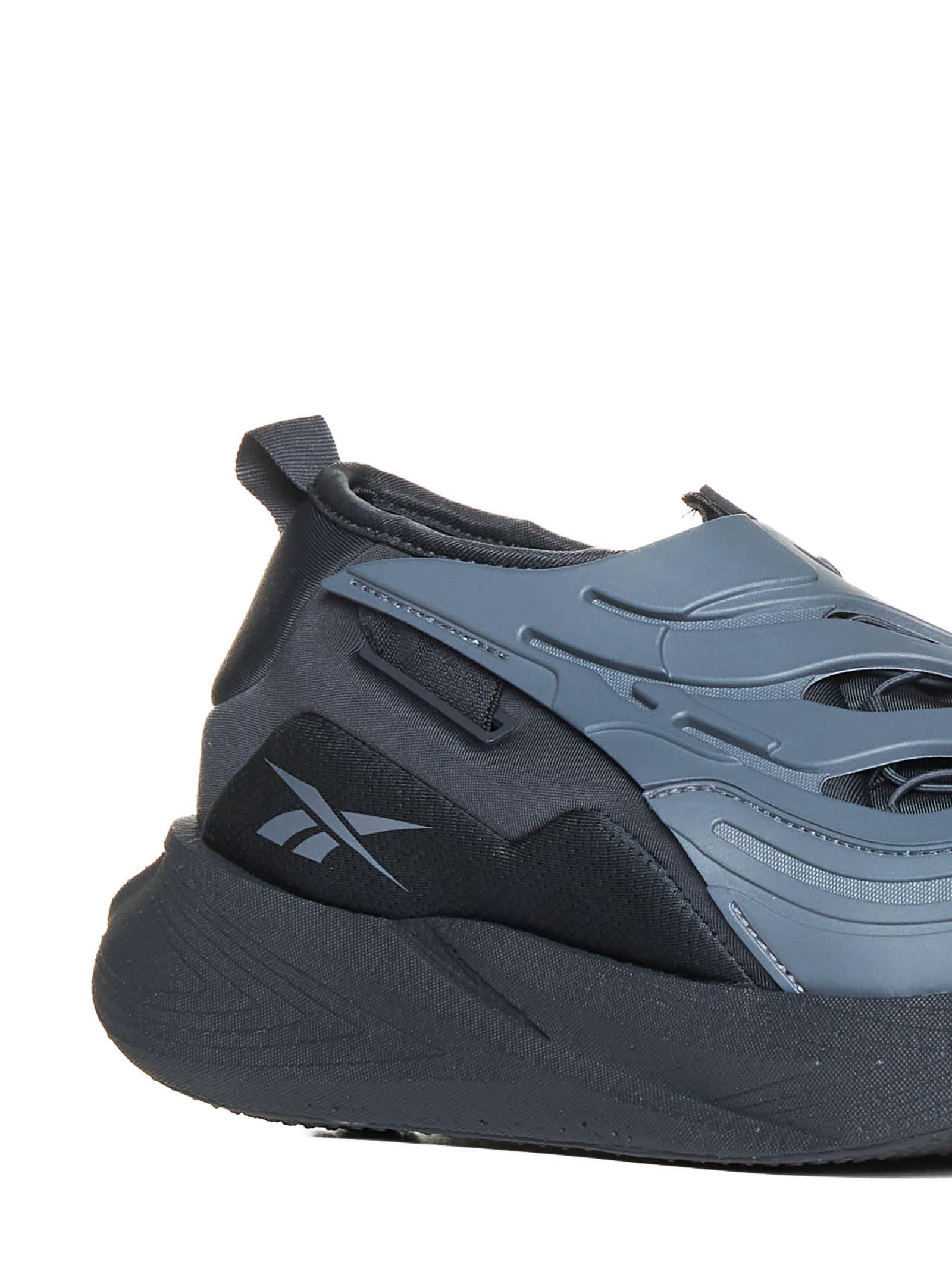 Shop Reebok Sneakers In Black Silver