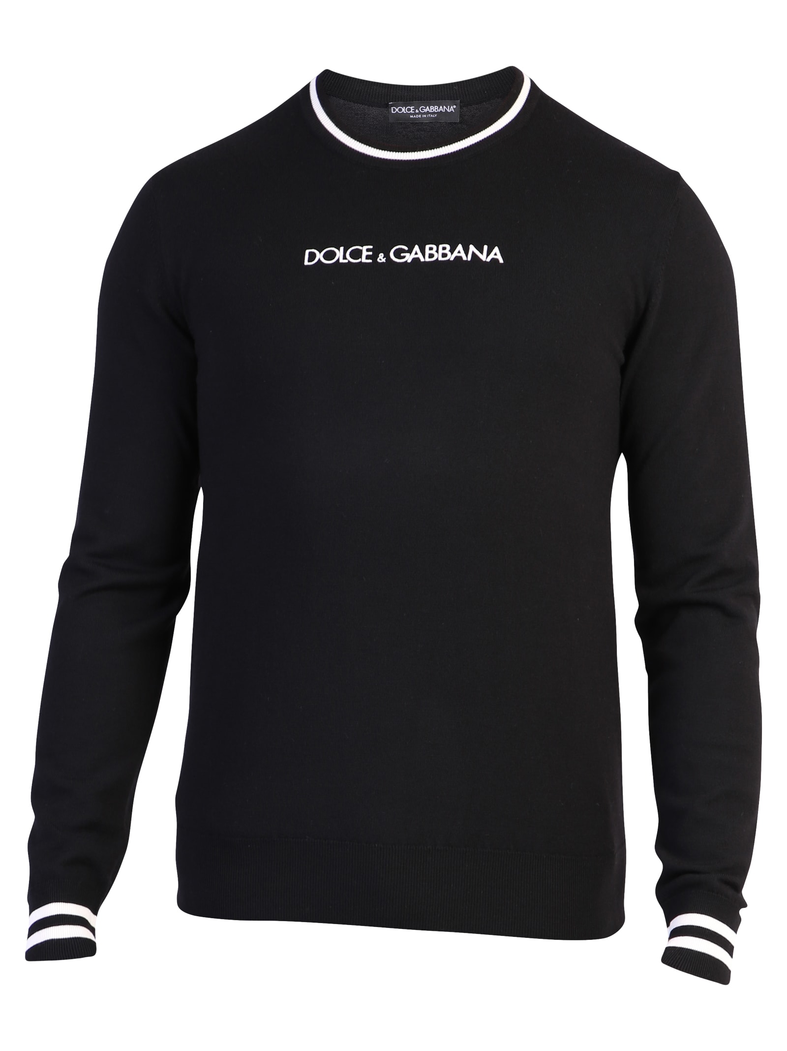 Dolce & Gabbana Dolce & Gabbana Branded Sweater - Black - 10791108 ...