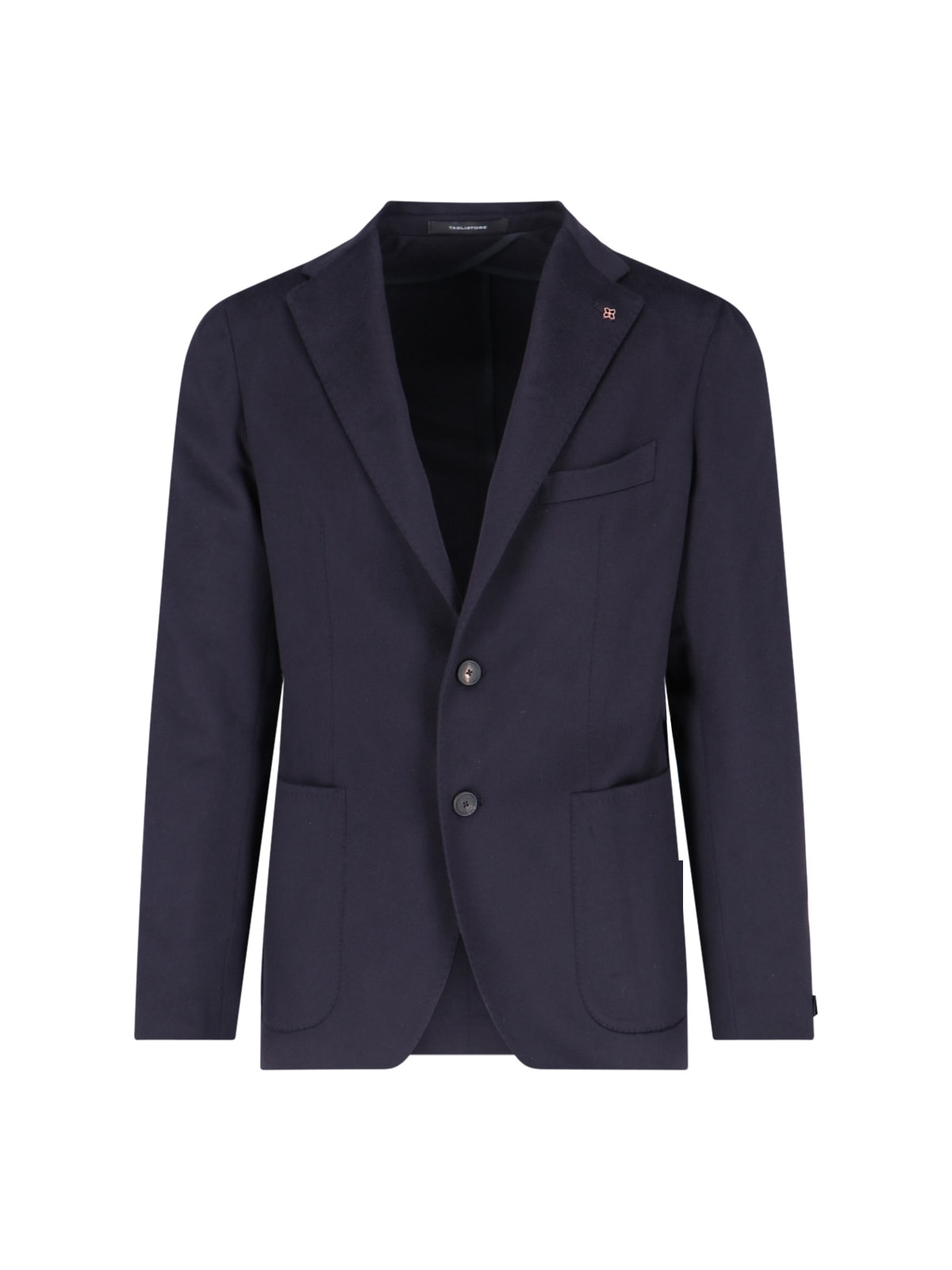 Shop Tagliatore Montecarlo Single-breasted Jacket In Blue