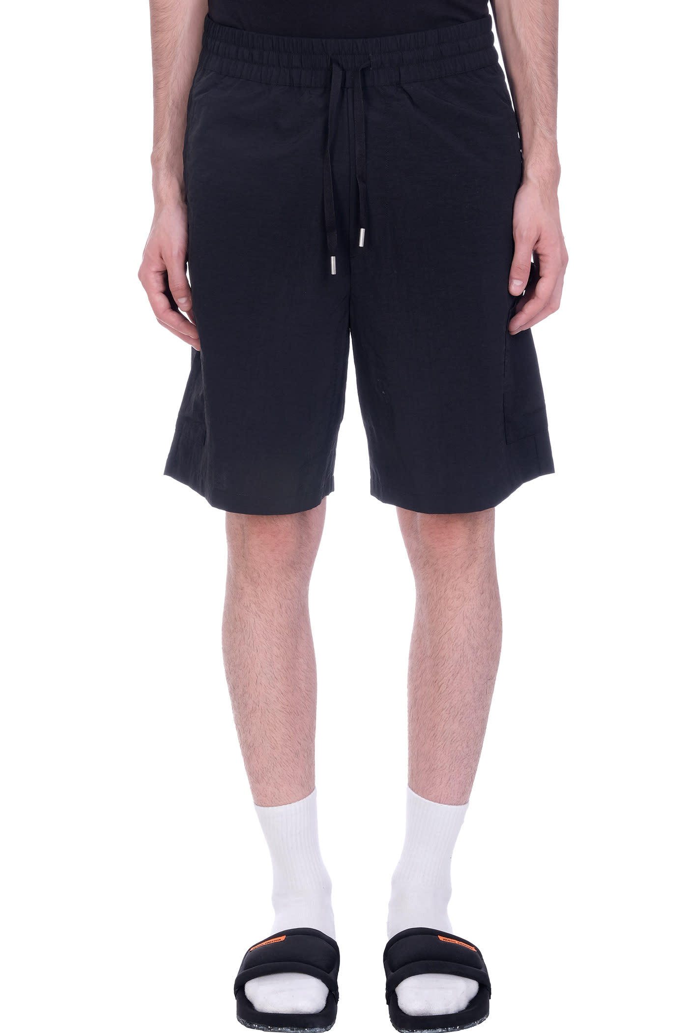 HERON PRESTON Shorts In Black Nylon