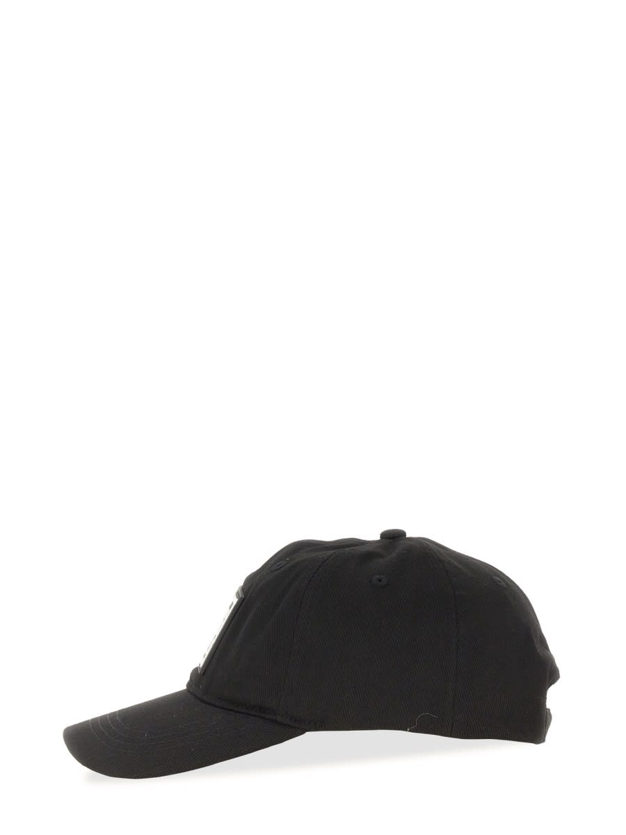 Versace Jeans Couture Piece Number Baseball Cap In Black