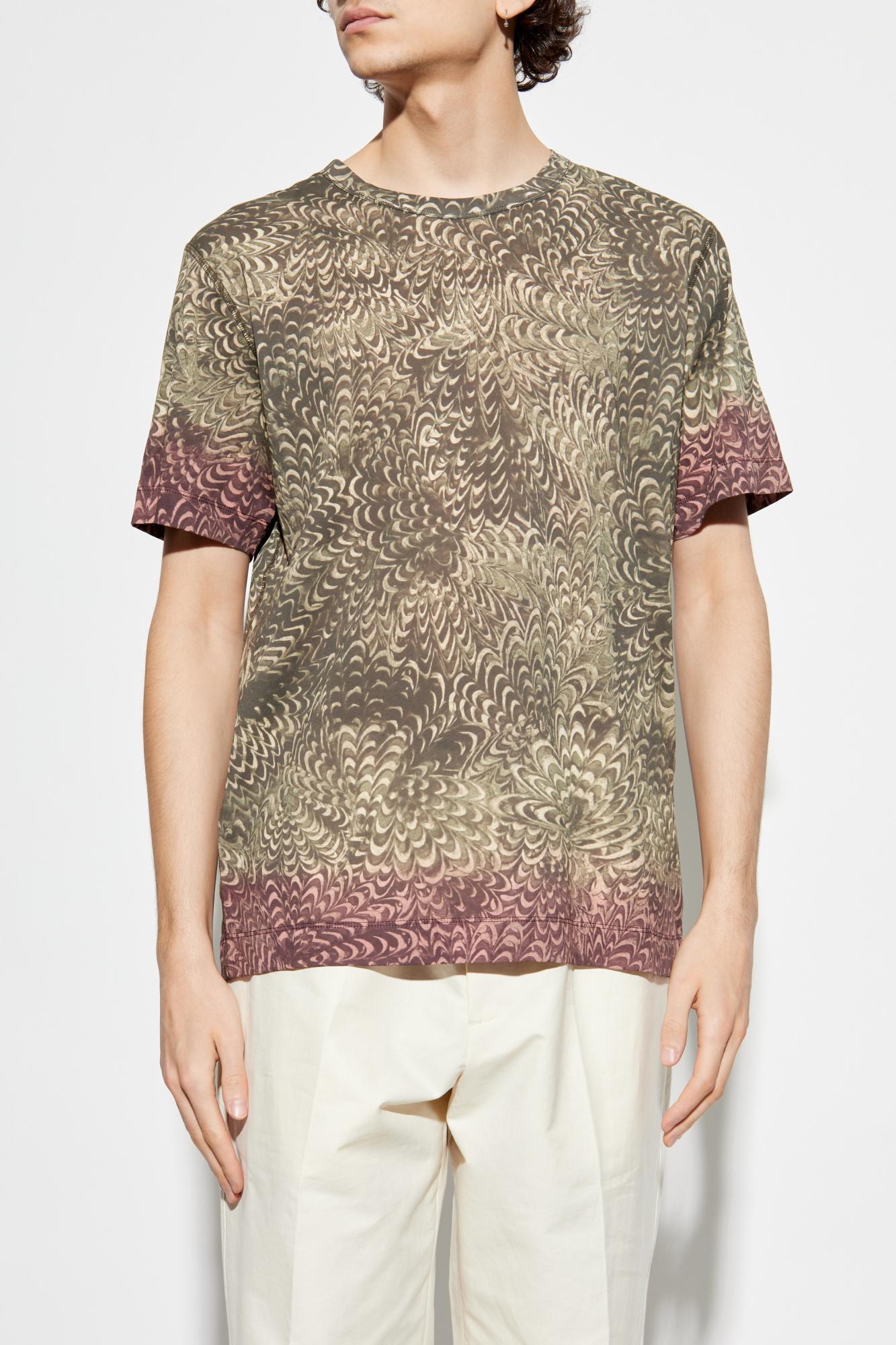 Dries Van Noten Patterned T-shirt In Multicolour