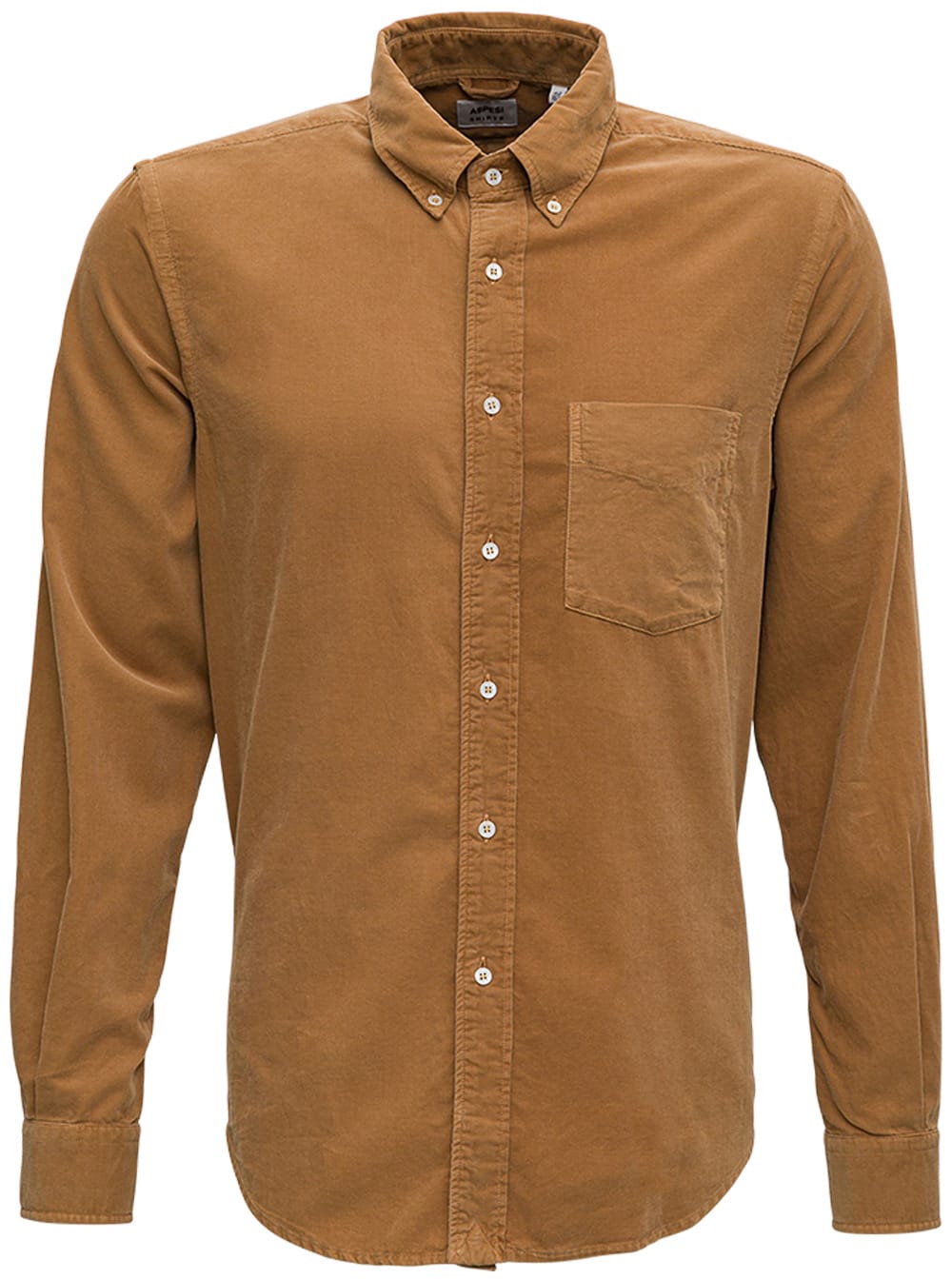 Aspesi Brown Cotton Shirt