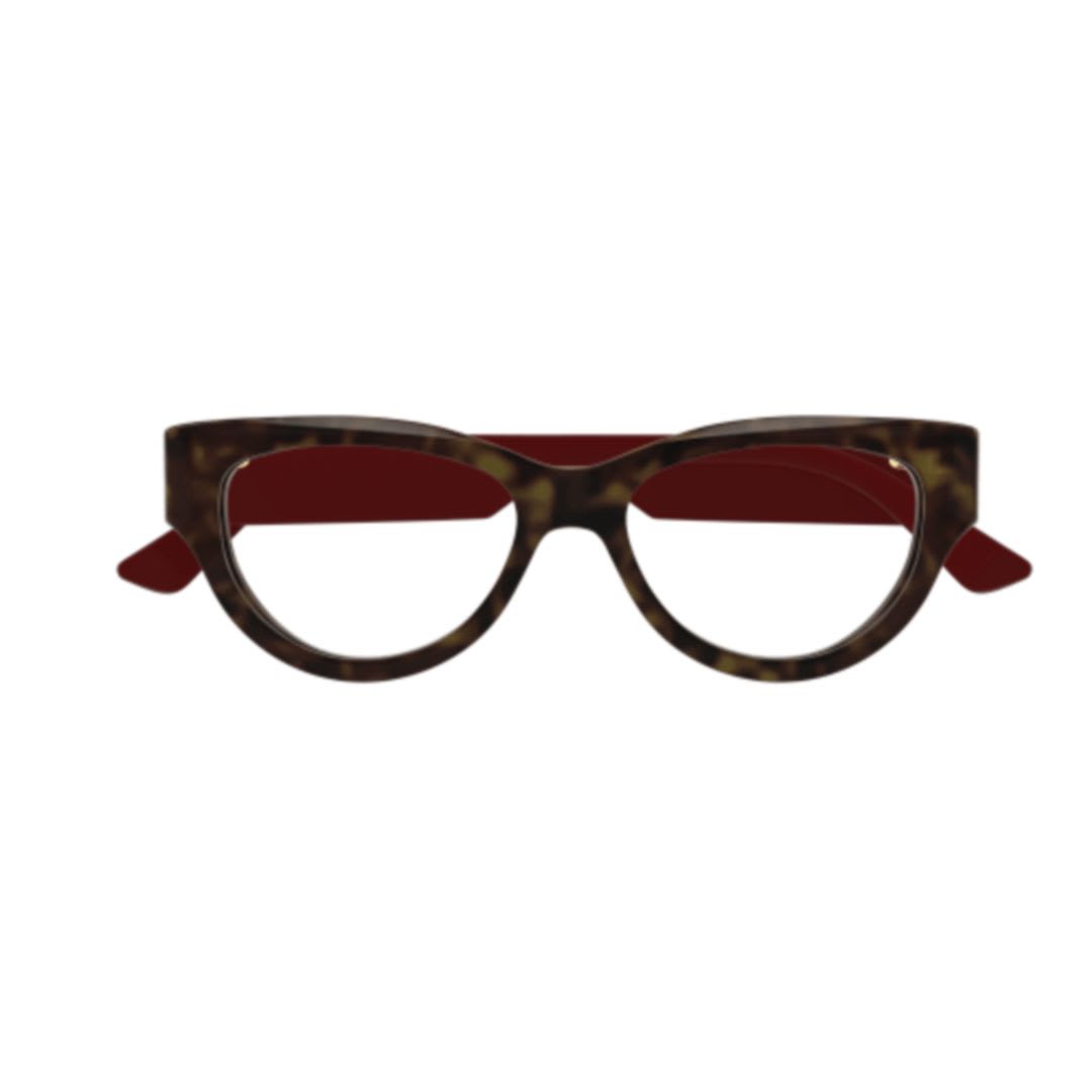 Gucci Gg1665o-006 Havana-red-transparent