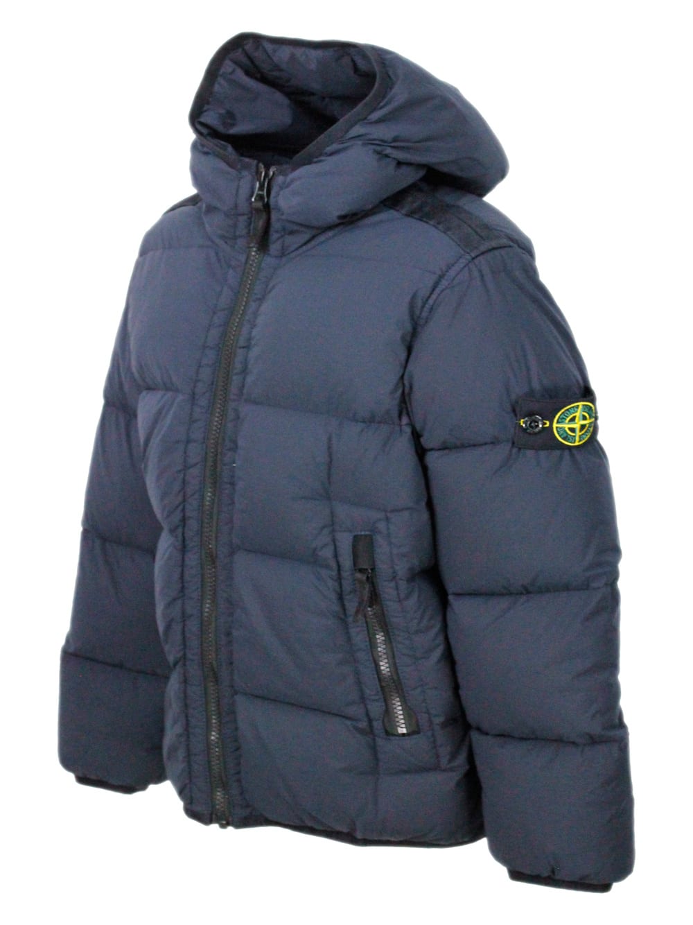 Stone Island Jacket In Blue