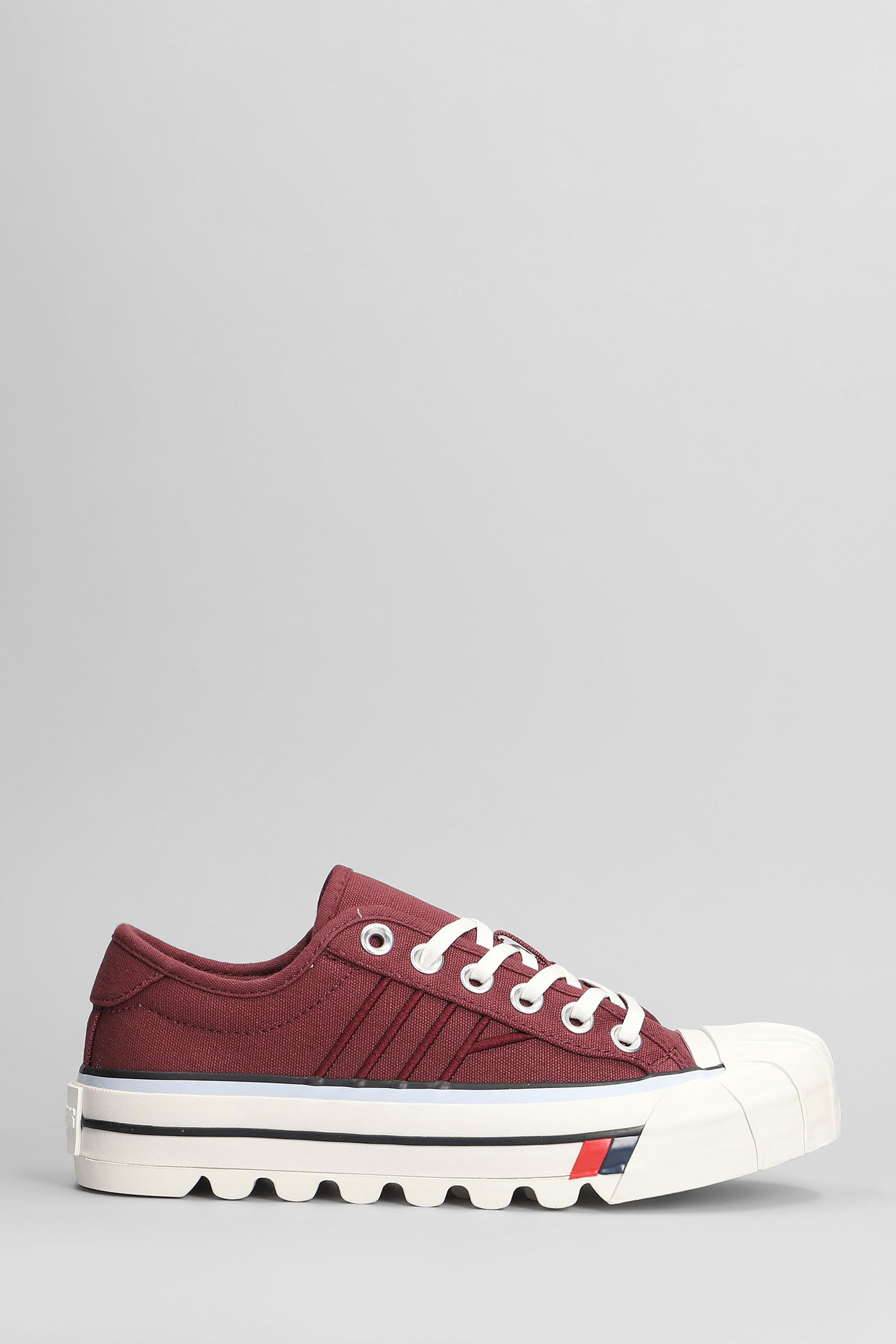 Royal Intrepid Sneakers In Bordeaux Canvas