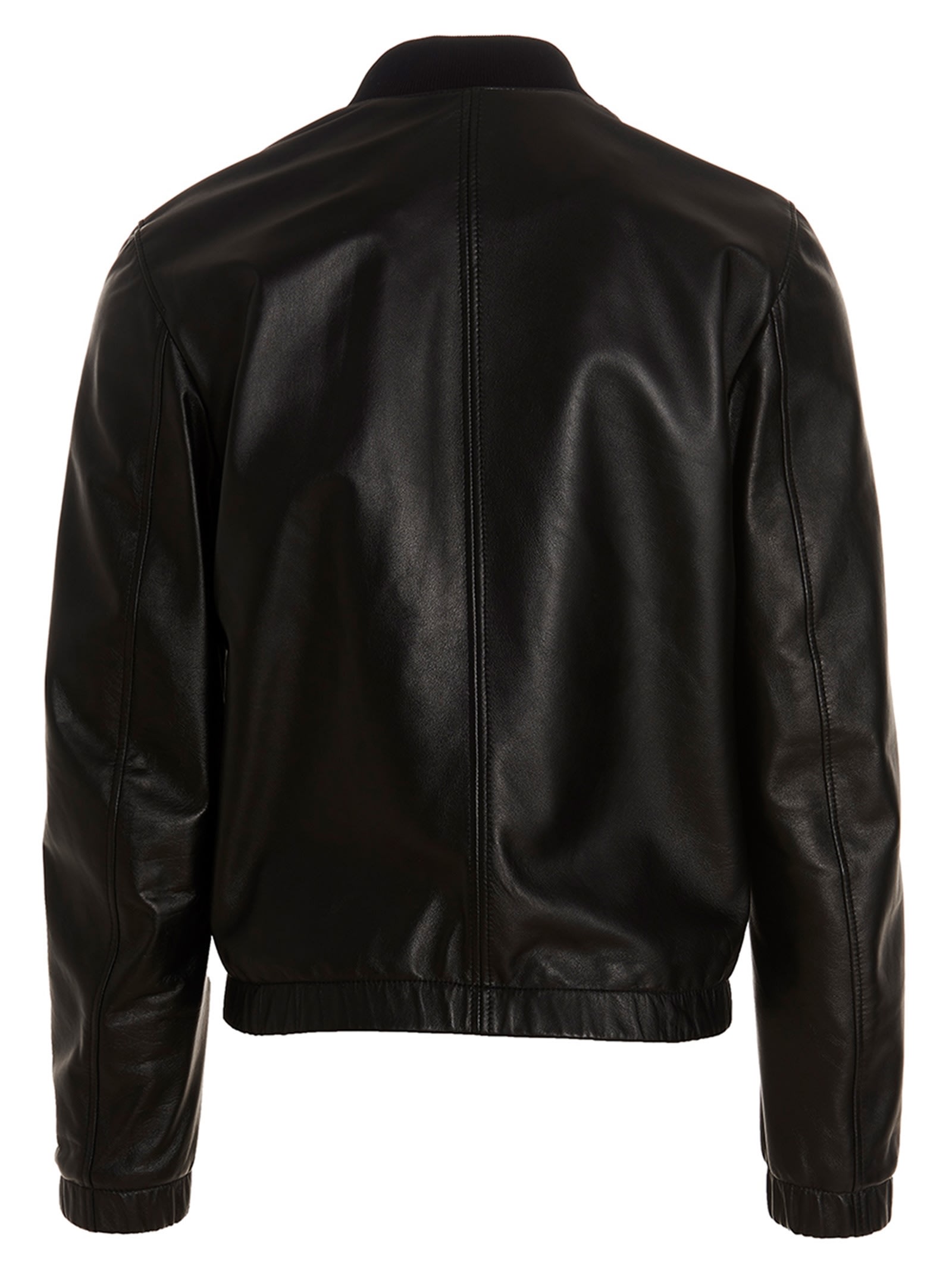 Shop Dolce & Gabbana Dg Essential Bomber Jacket In Black