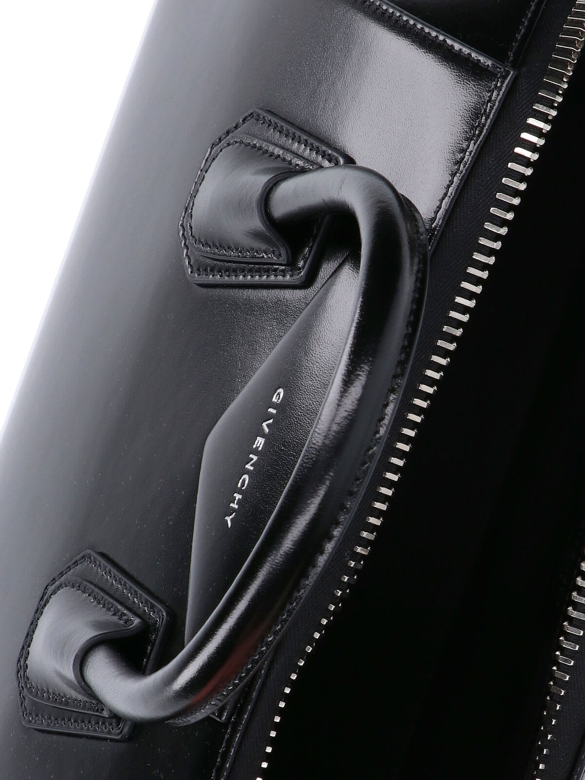 Givenchy Small Leather Shoulder Bag With Structured Silhouette In Black