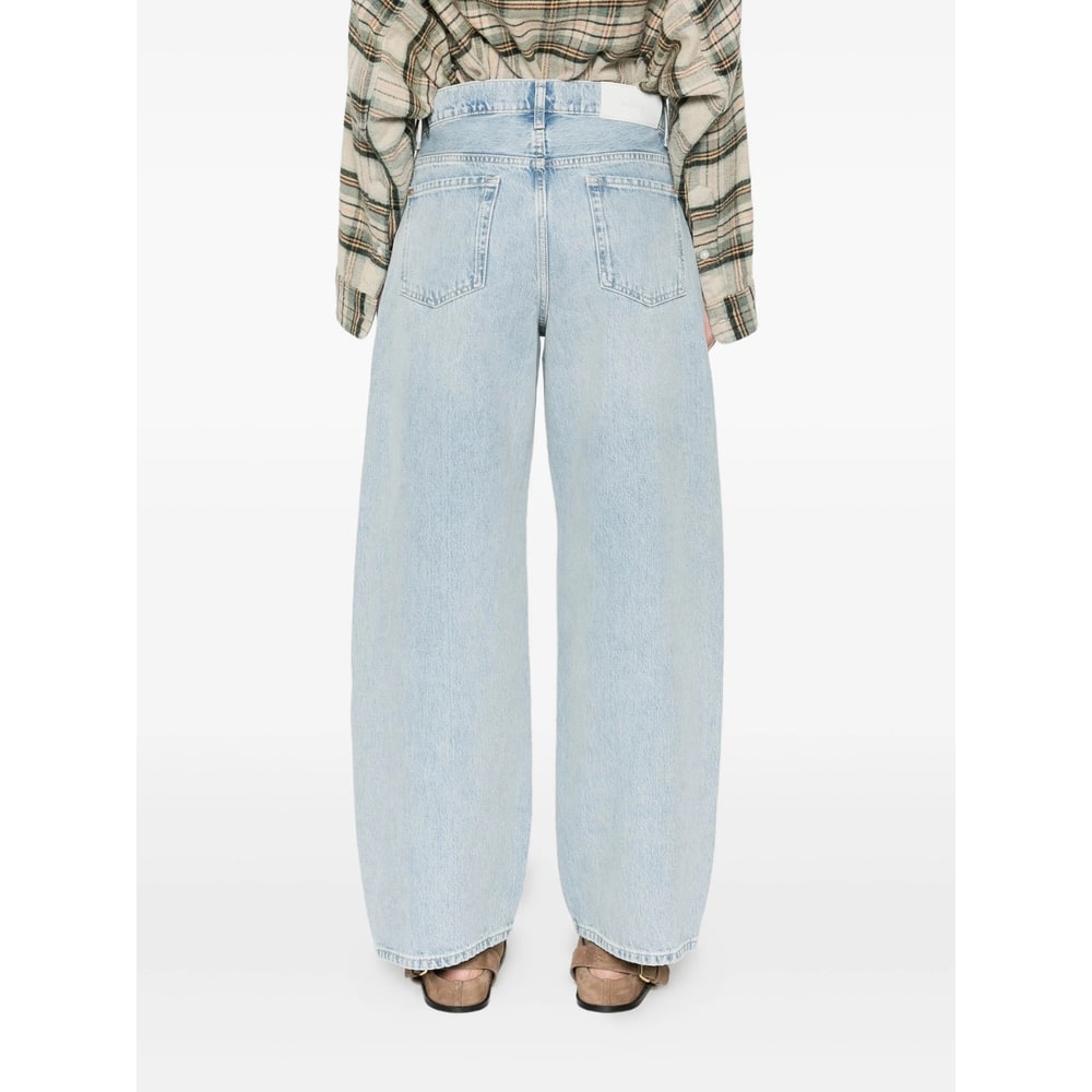 7 For All Mankind Bonnie High-waisted Twisted Jeans Clothing In Blue